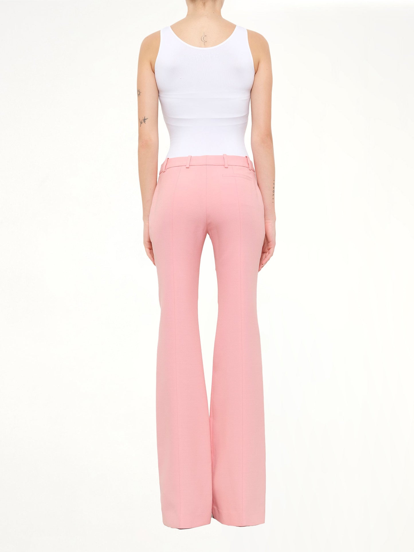 ALEXANDER MCQUEEN Narrow Bootcut Pants (Anemone)