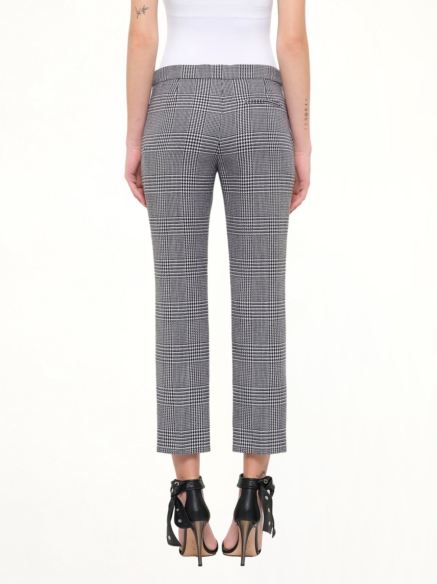 ALEXANDER MCQUEEN Prince Of Wales Pants (Black)