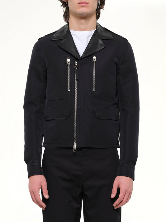 Image of Coats & Jackets. Product name - Seamless Blouson in Black colour by brand - LANVIN