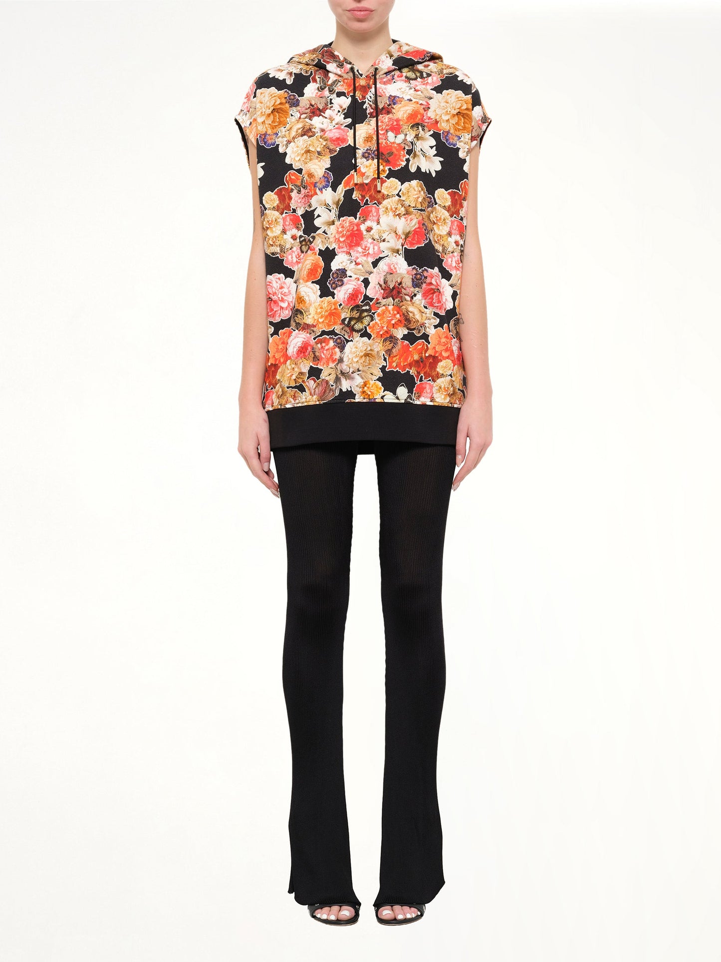 GIVENCHY Short Sleeve Hoodie (Black)