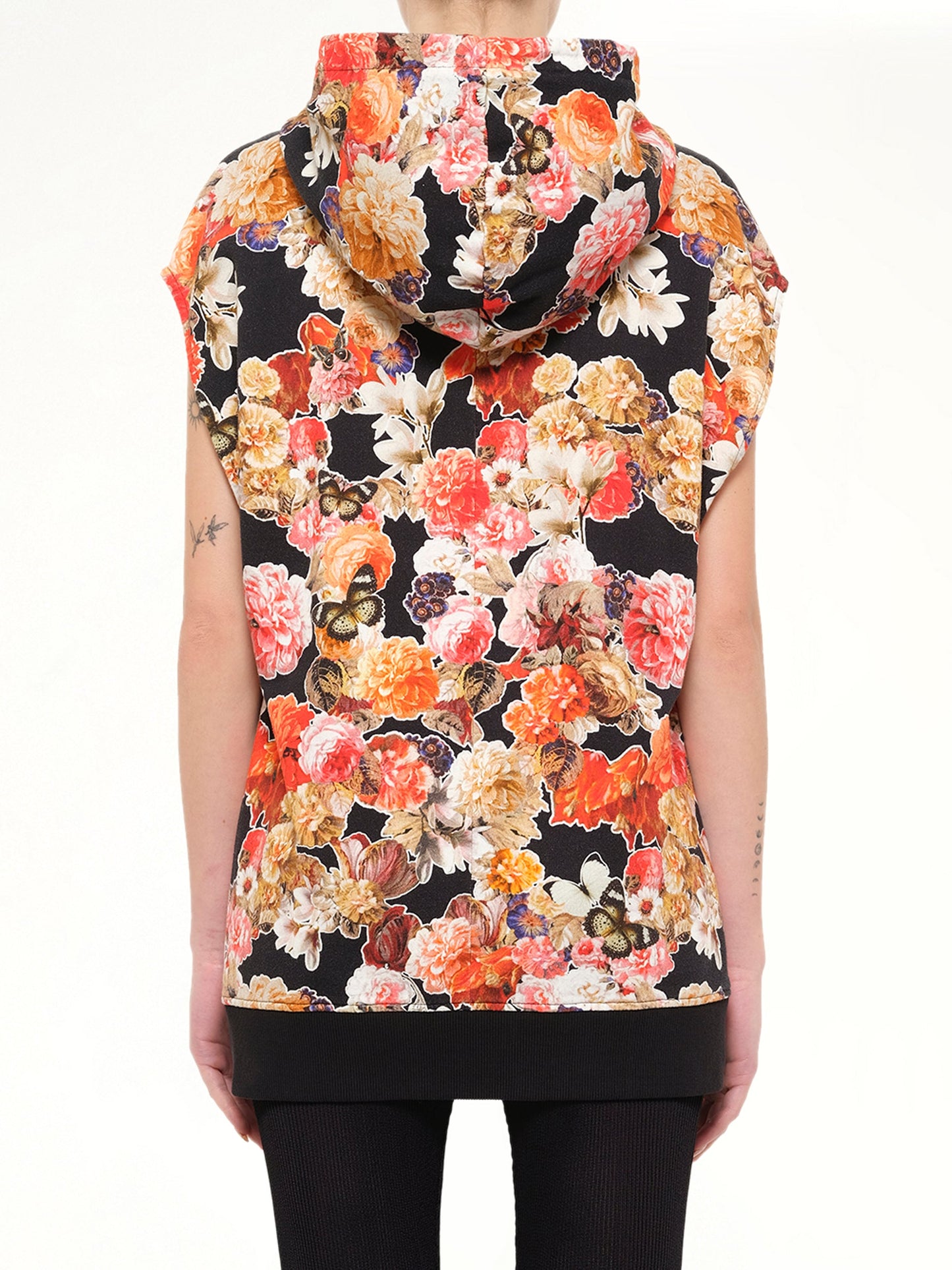 GIVENCHY Short Sleeve Hoodie (Black)