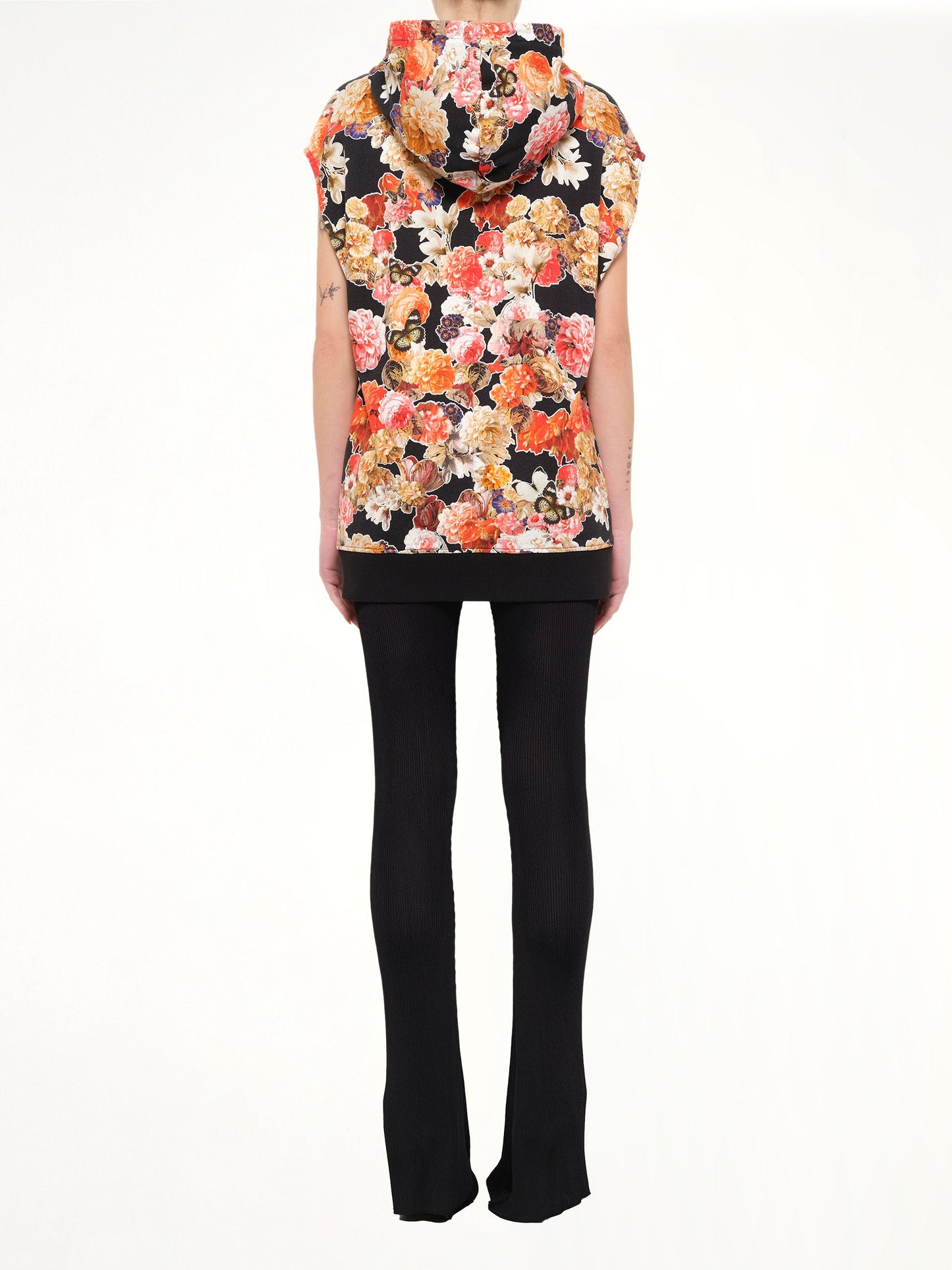 GIVENCHY Short Sleeve Hoodie (Black)