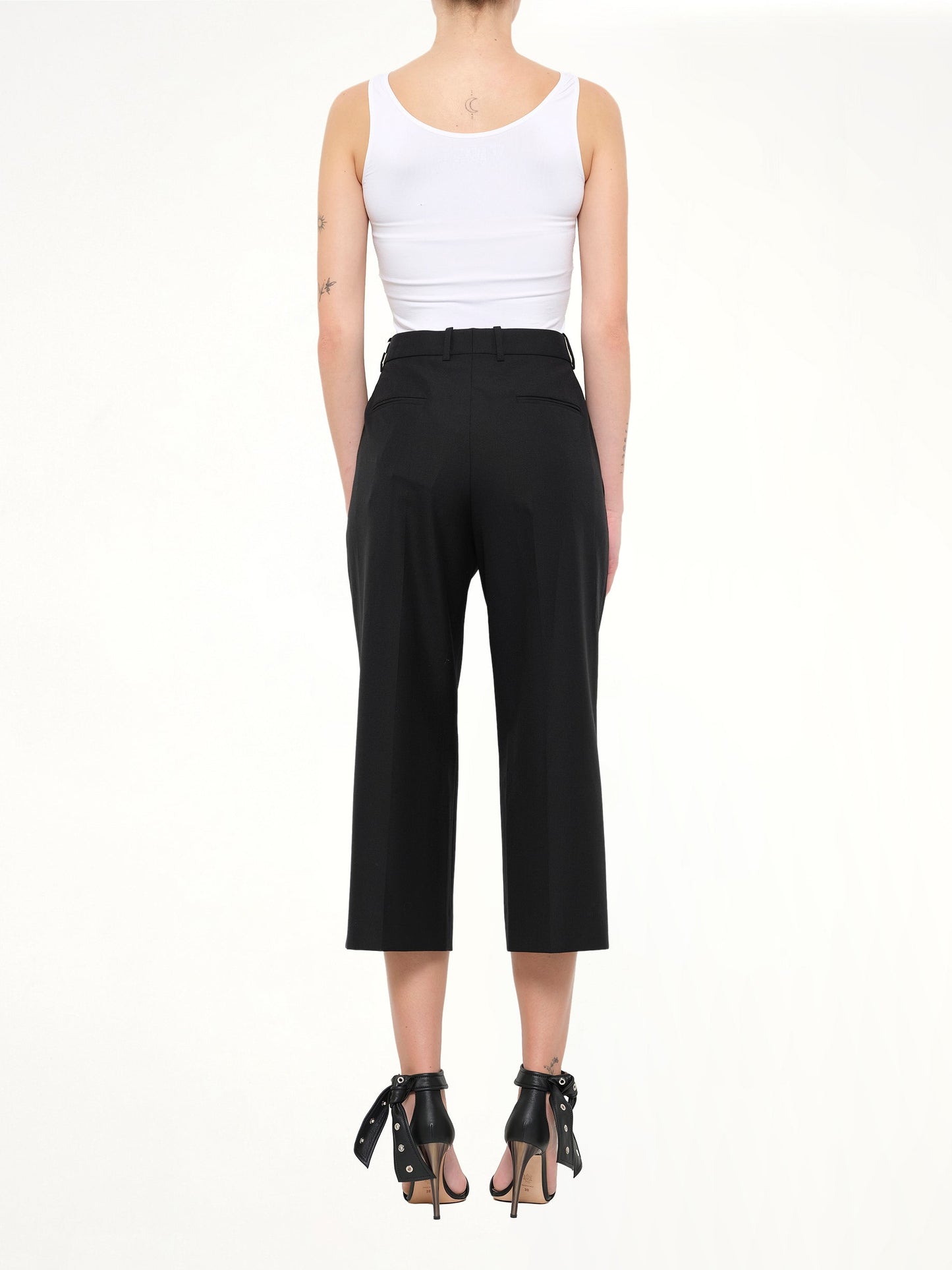 GIVENCHY Short Wool Pants (Black)