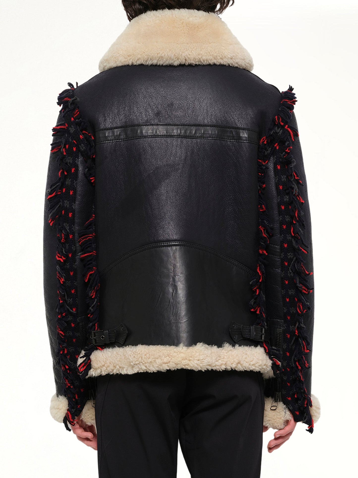 LANVIN Vintage Shearling Jacket (Navy)