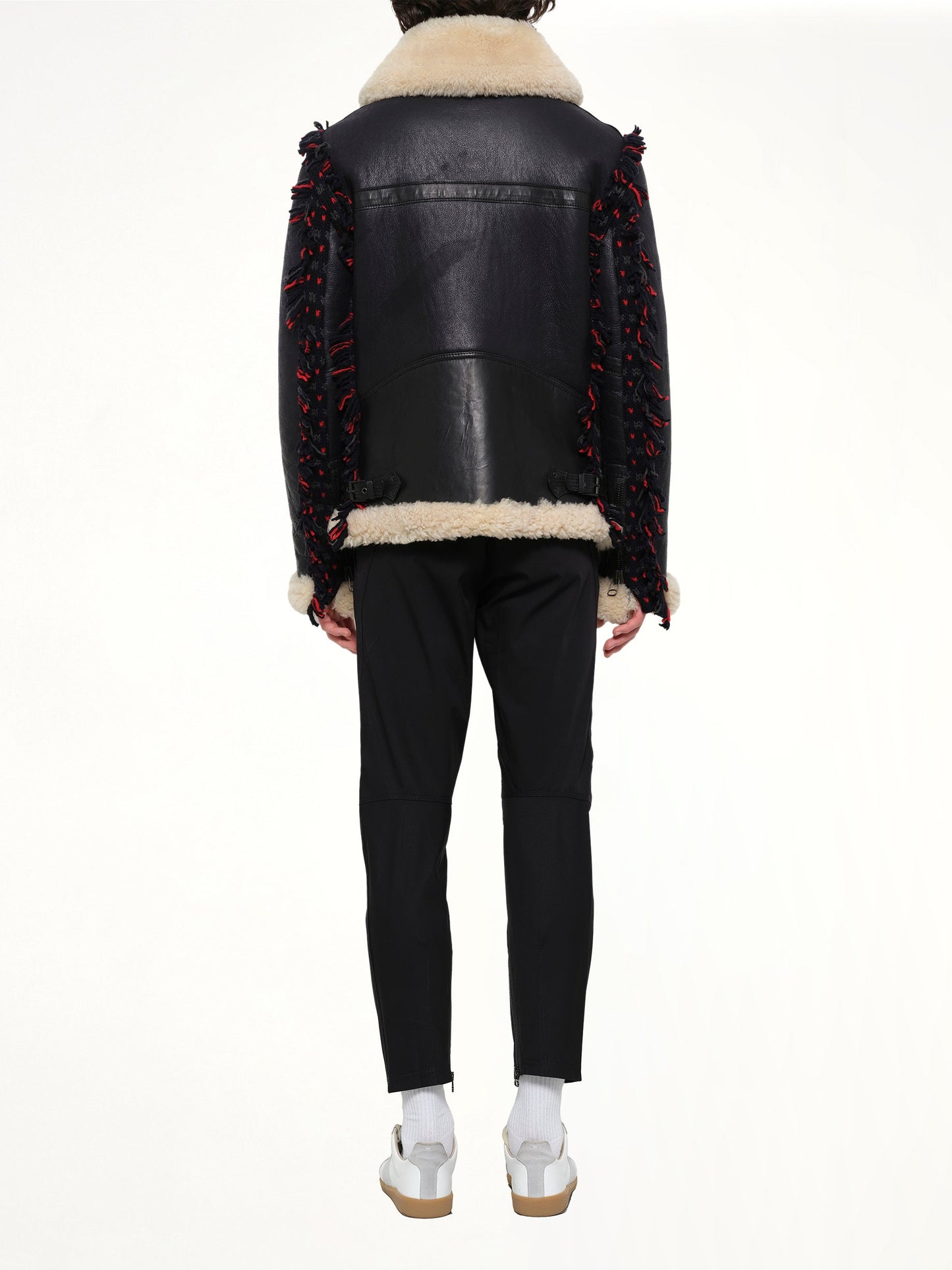 LANVIN Vintage Shearling Jacket (Navy)