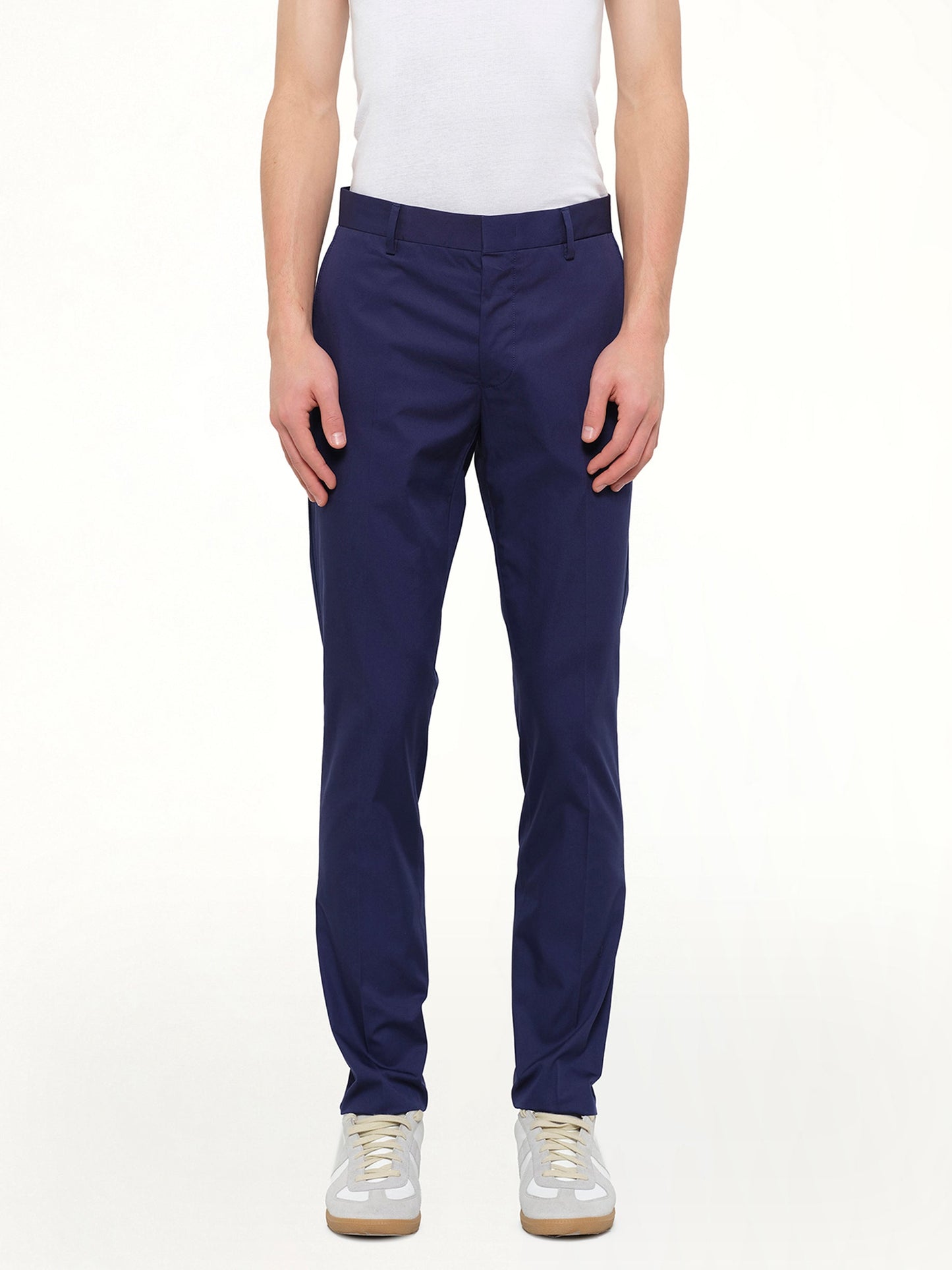 LANVIN Chino Slim Rib (Blue)