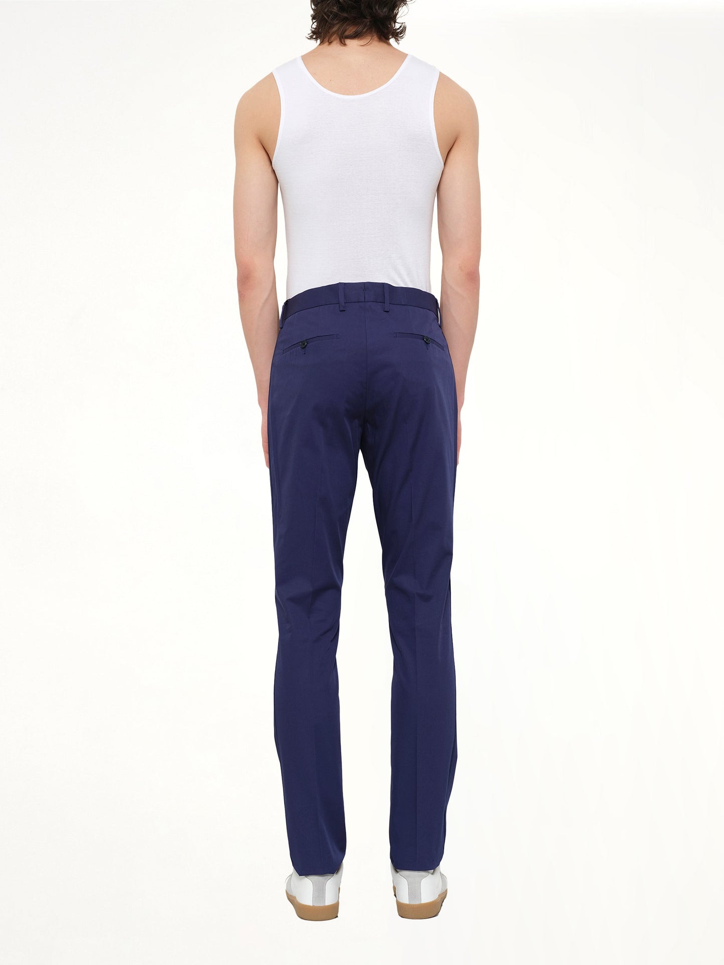LANVIN Chino Slim Rib (Blue)