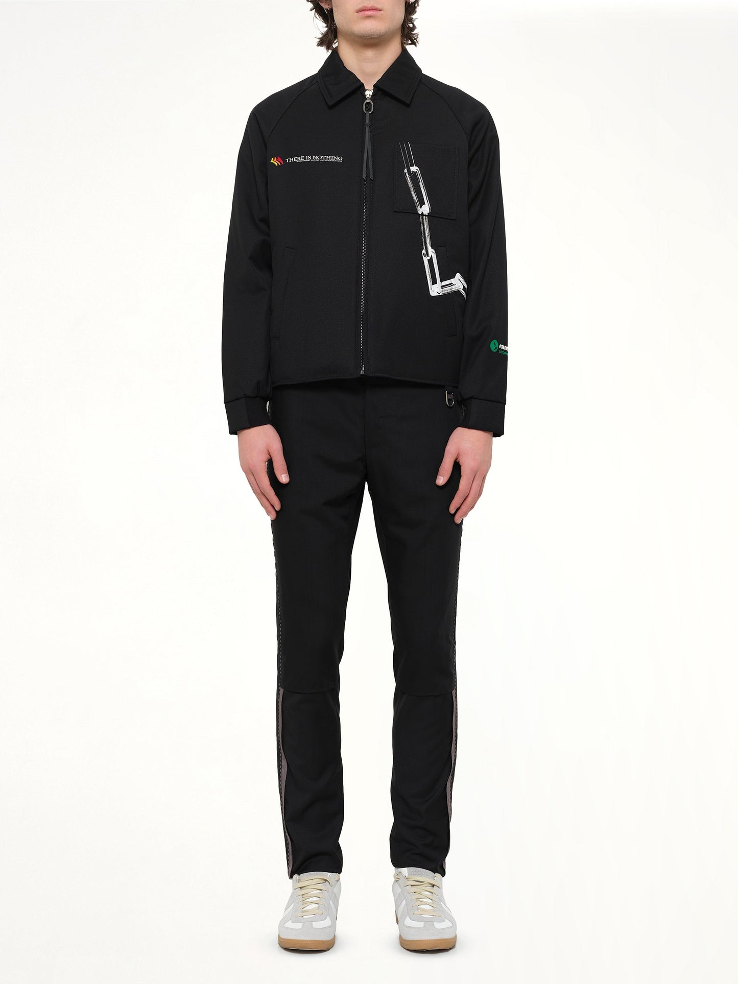 LANVIN Coach Chain Jacket (Black)