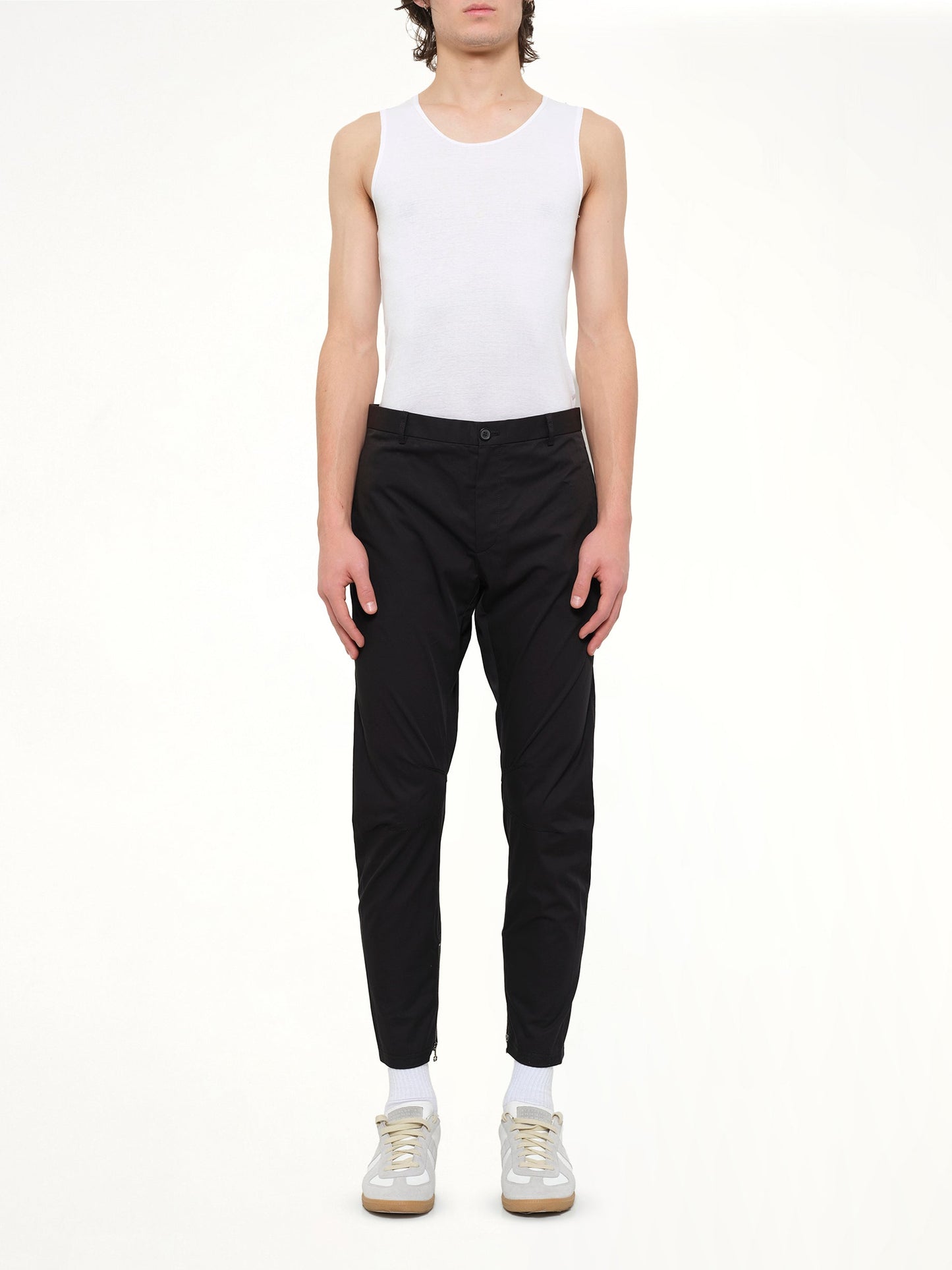 LANVIN Cut Biker Pants (Black)