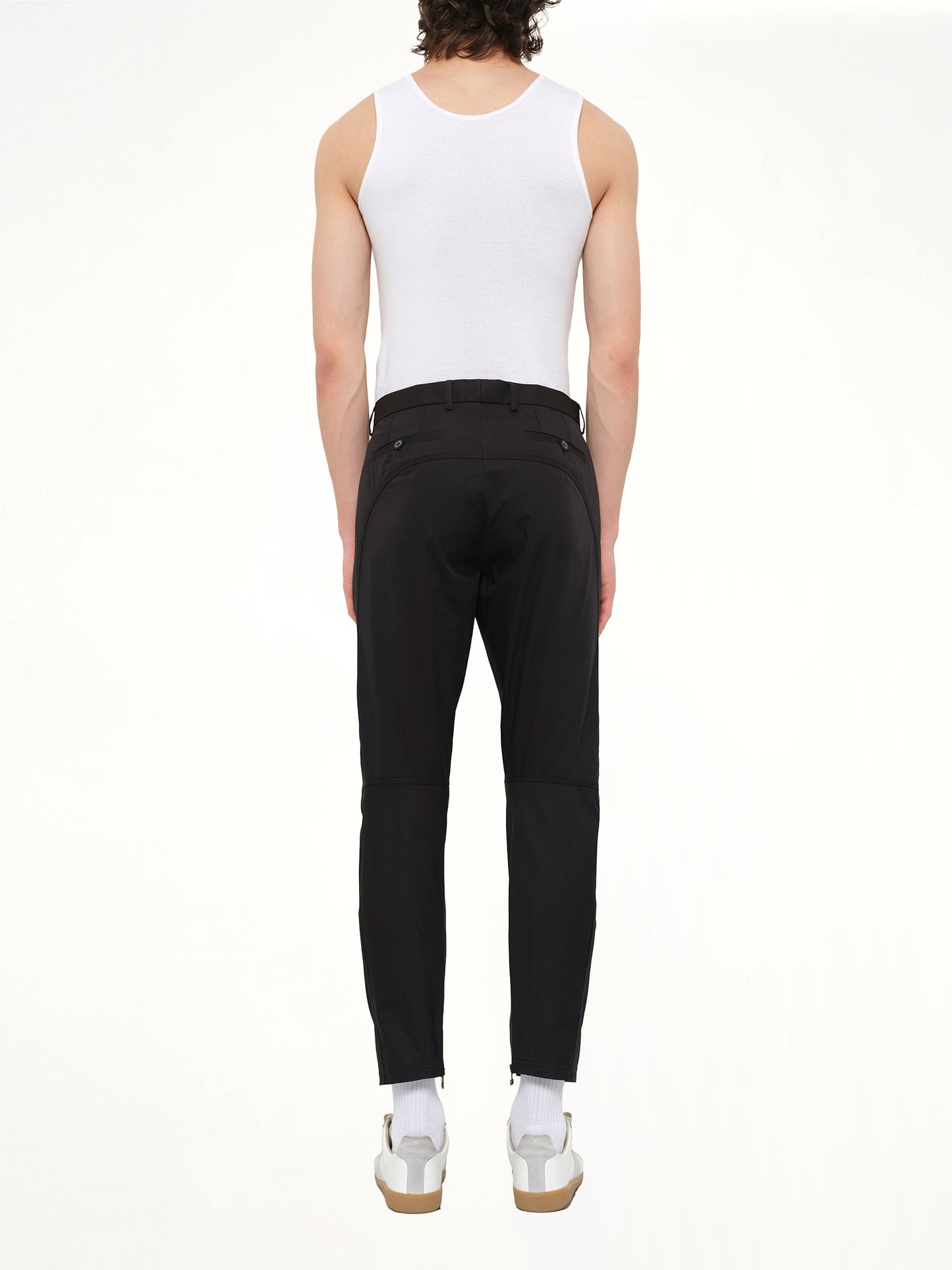 LANVIN Cut Biker Pants (Black)