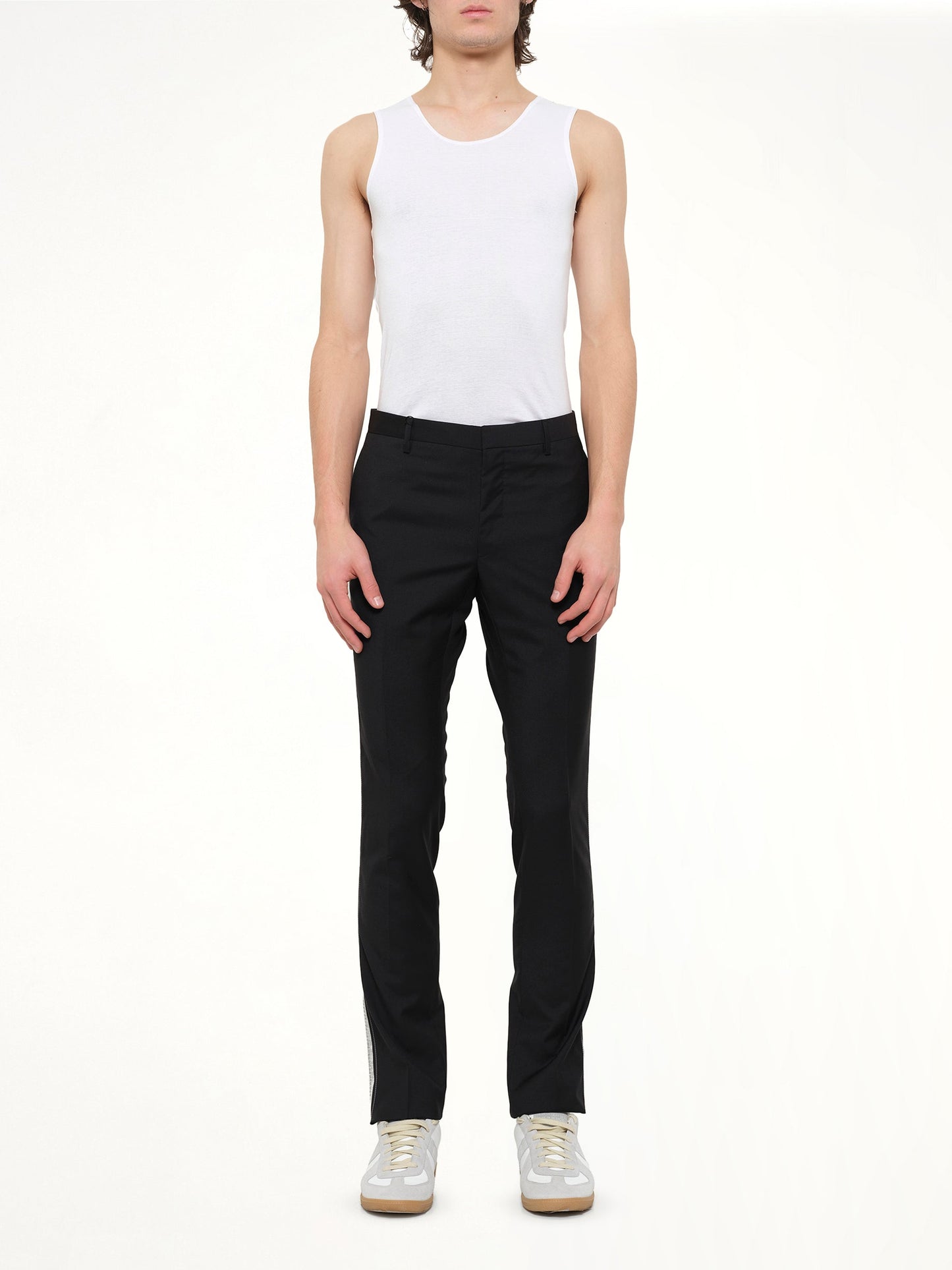 LANVIN D8 Slimfit Pants (Black)