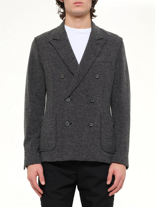 Image of Coats & Jackets. Product name - Deconstructed Jacket in Grey colour by brand - LANVIN