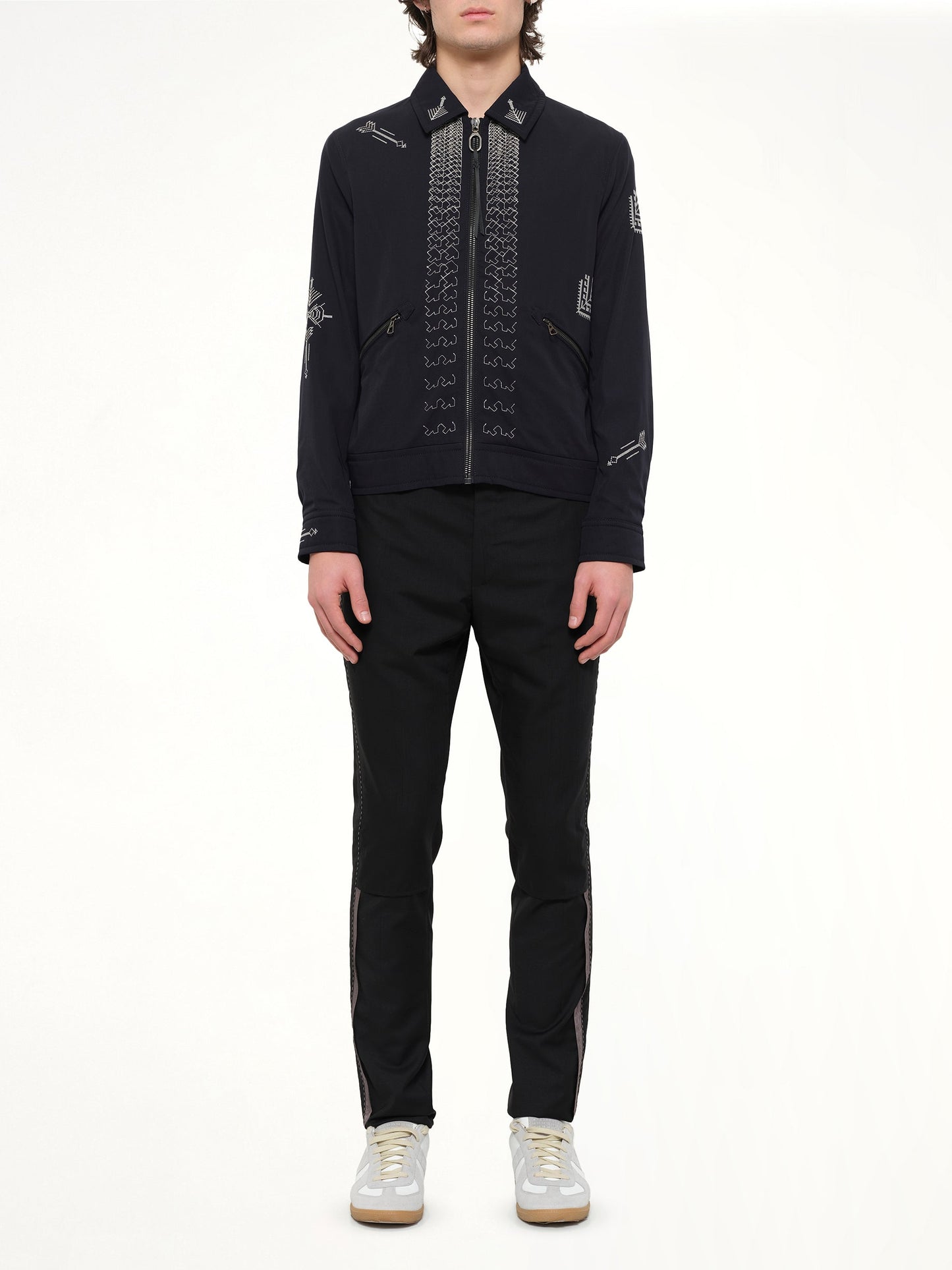 LANVIN Embroidered Jacket (Blue)
