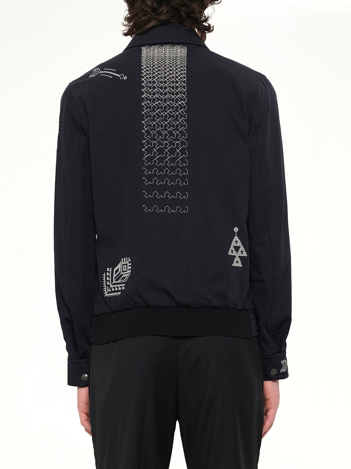 LANVIN Embroidered Jacket (Blue)