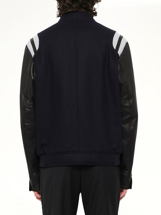 Lanvin Baseball Jacket (Navy)