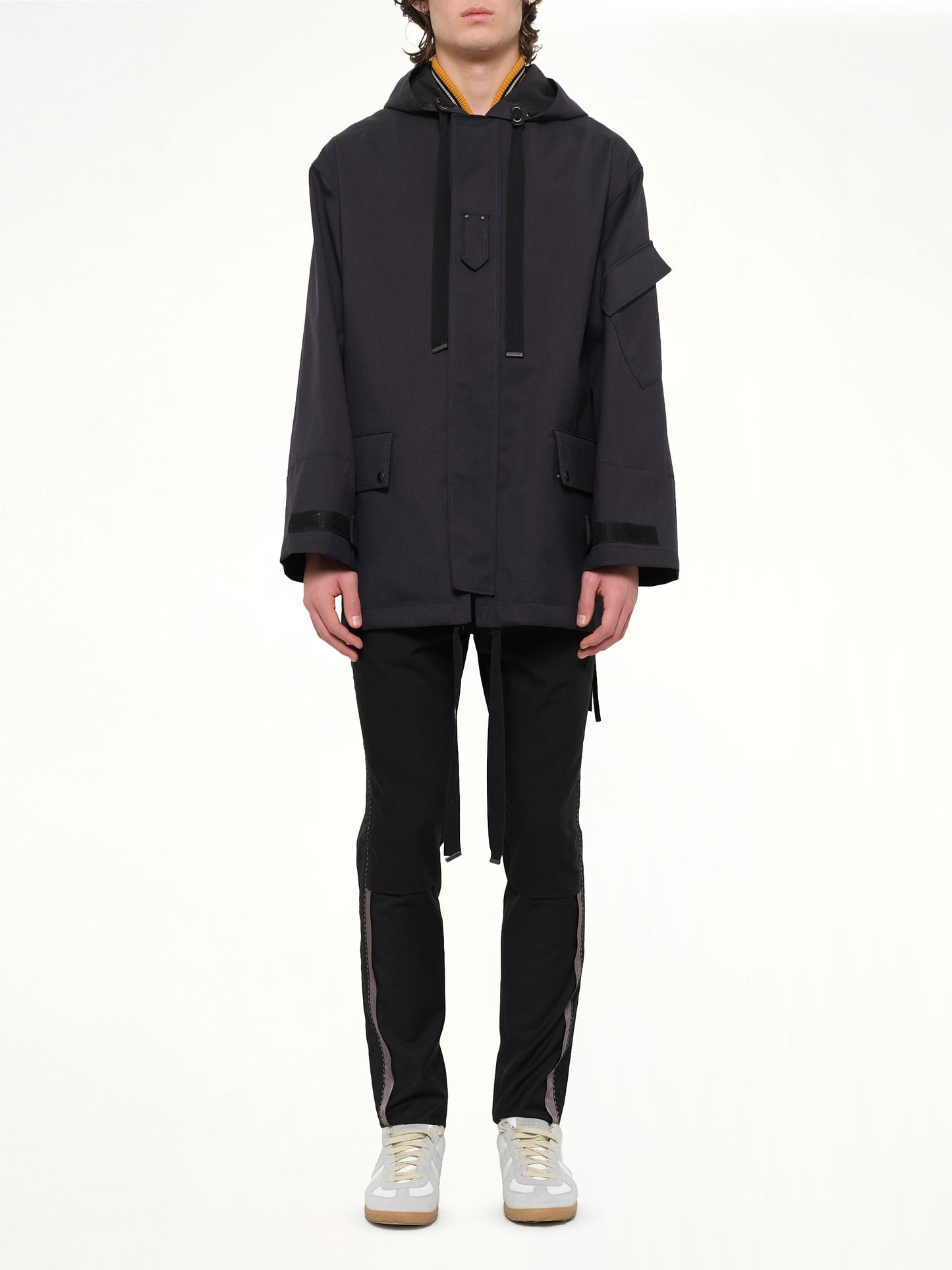 LANVIN Parka W/Side Zip (Navy)