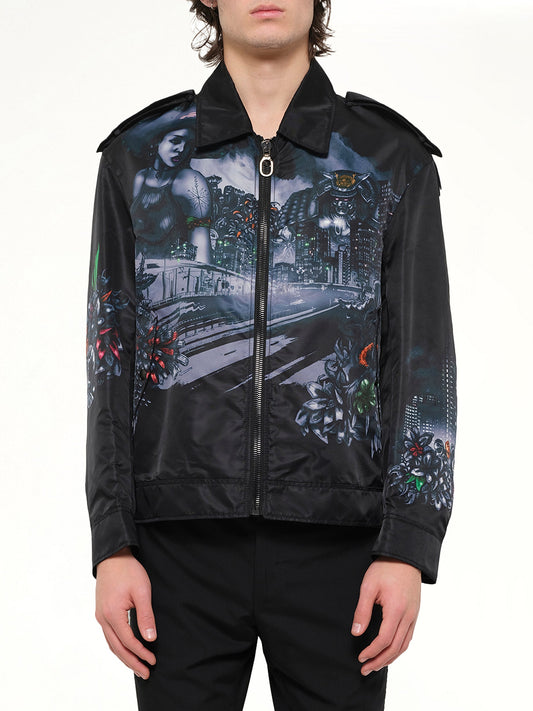 Image of Coats & Jackets. Product name - Shilder Jacket in Blue colour by brand - LANVIN