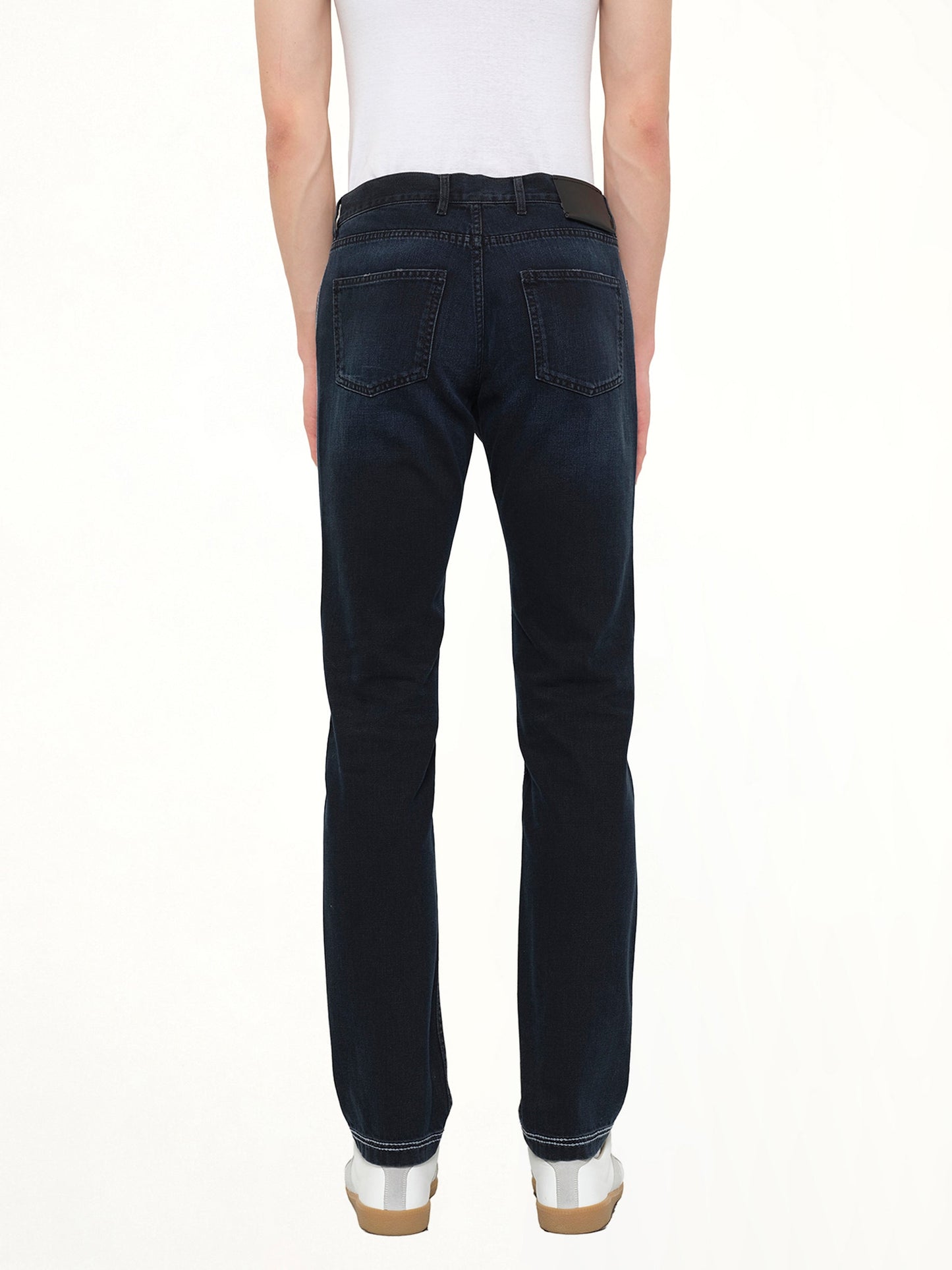 LANVIN Skinny Patch Jean (Anthracite)