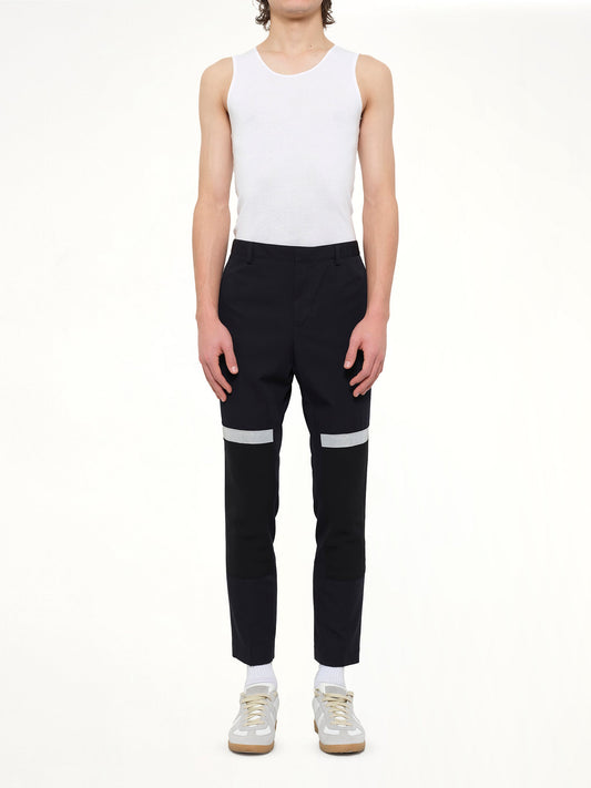 LANVIN Slim Crop Patch (Blue)