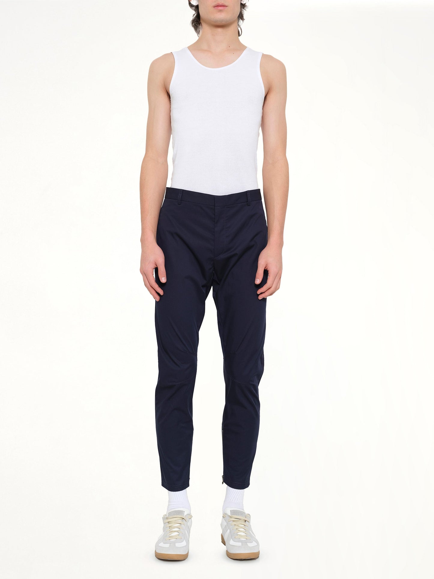 LANVIN Biker Pants (Blue)