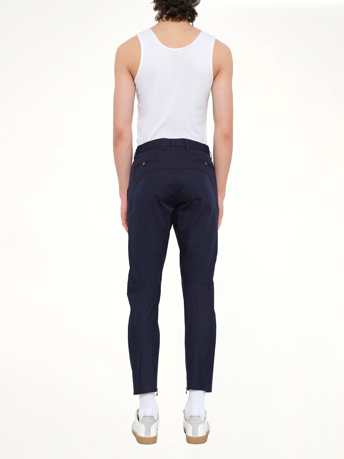 LANVIN Biker Pants (Blue)