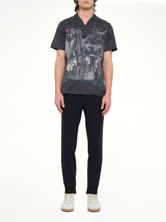 LANVIN Bowling Shirt (Black)