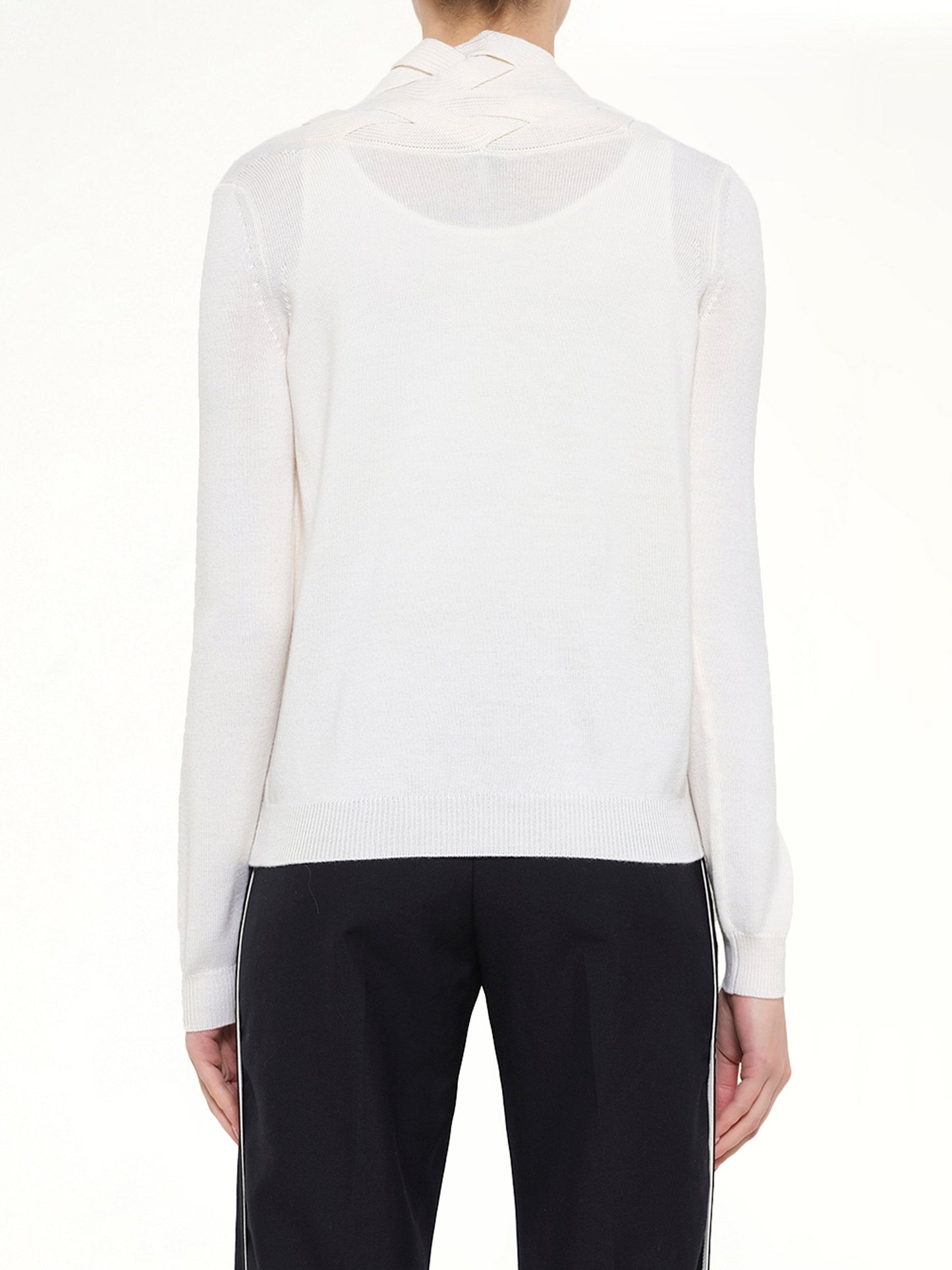 LOEWE Braid Cardigan (White)