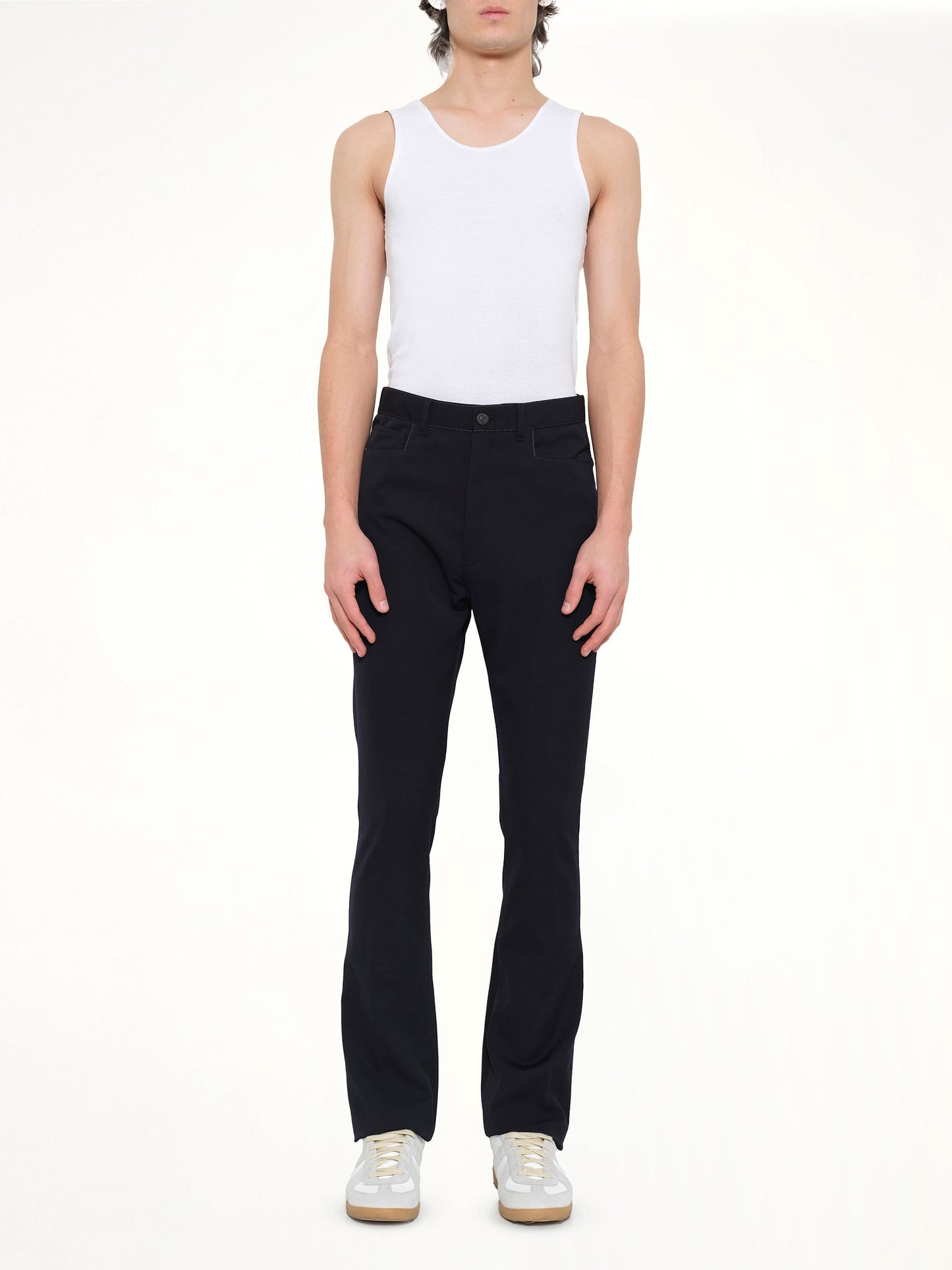 LANVIN Fit 5 Pocket Pants (Navy)