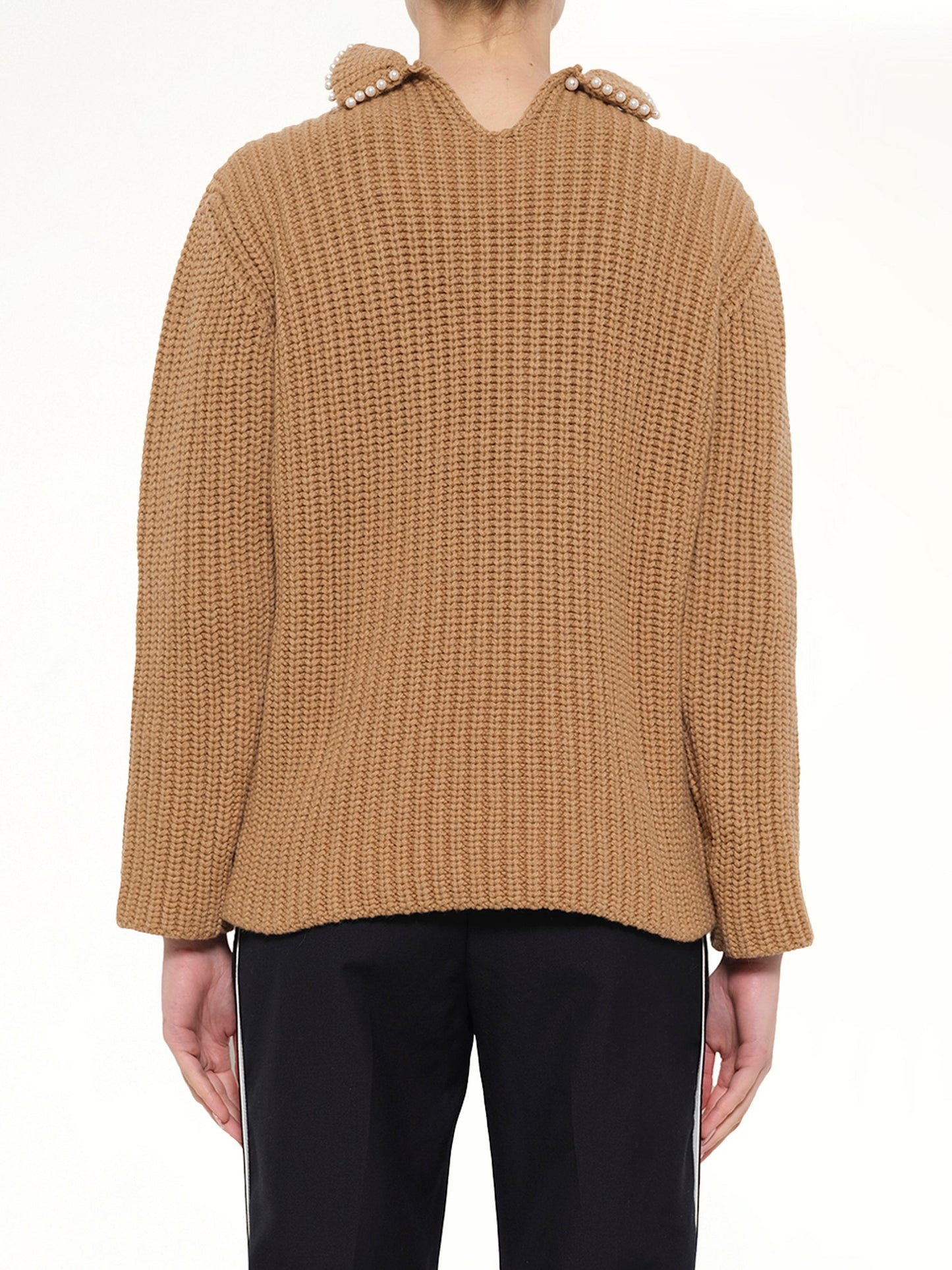 LOEWE High Pearls Sweater (Camel)
