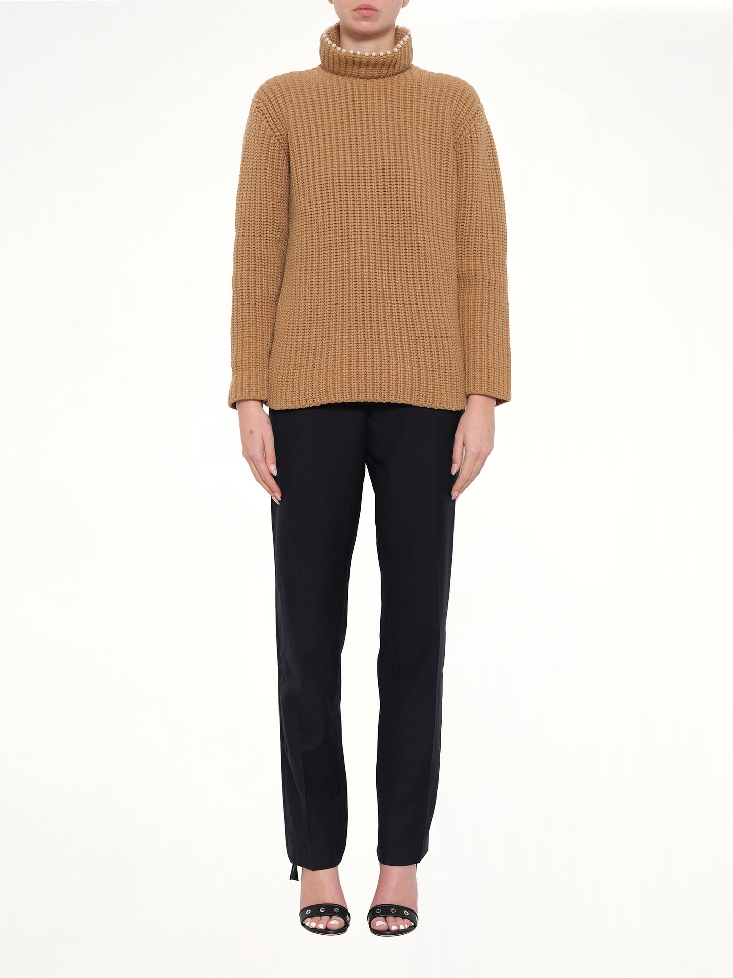 LOEWE High Pearls Sweater (Camel)