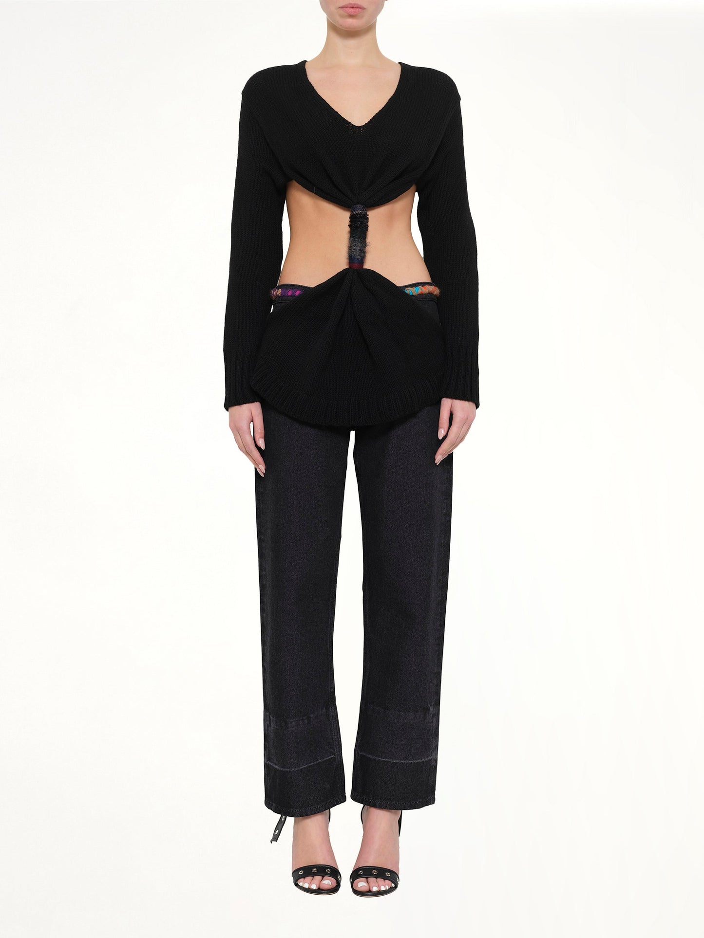 LOEWE Embroidered Knot Sweatshirt (Black)