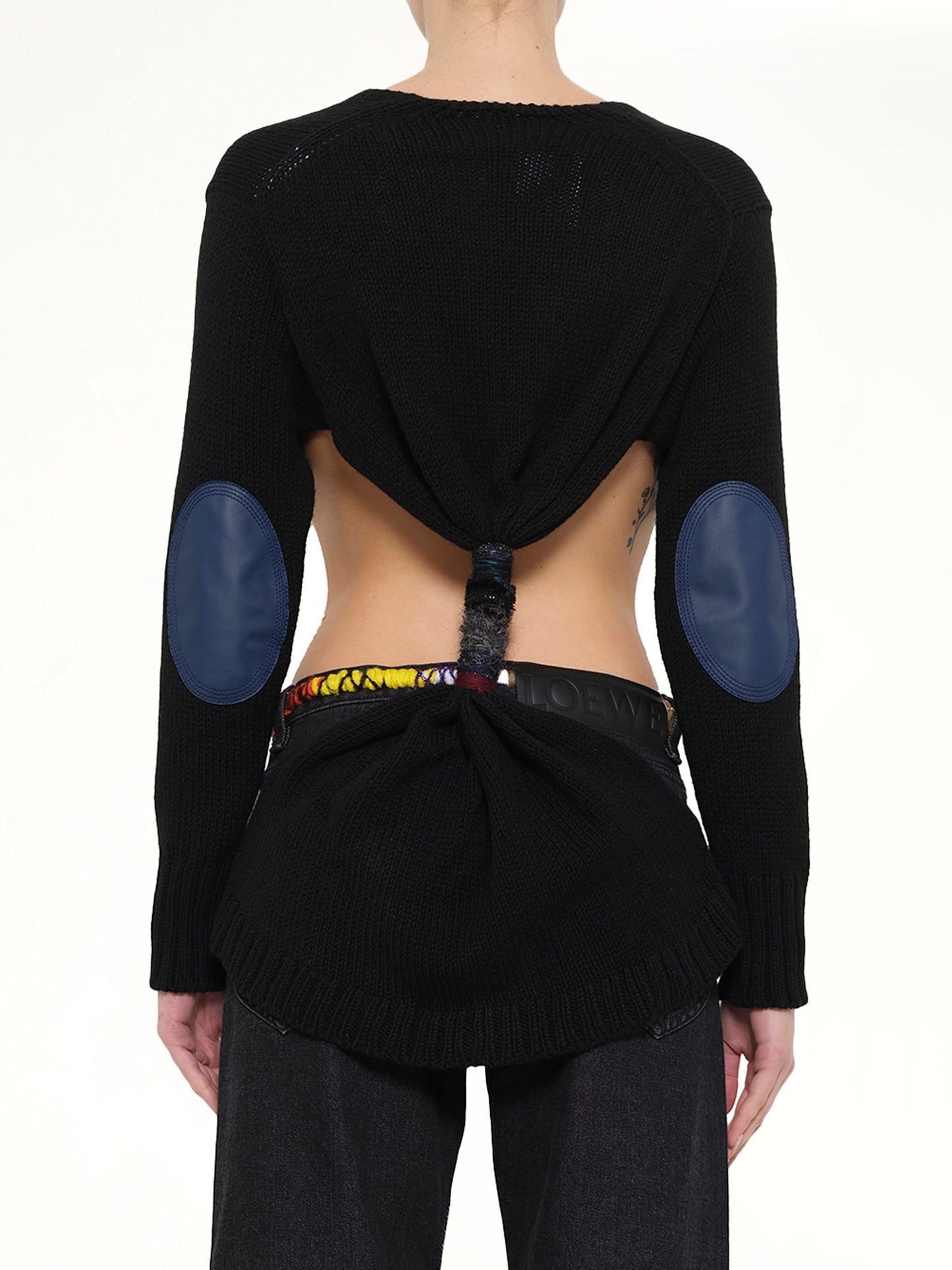 LOEWE Embroidered Knot Sweatshirt (Black)