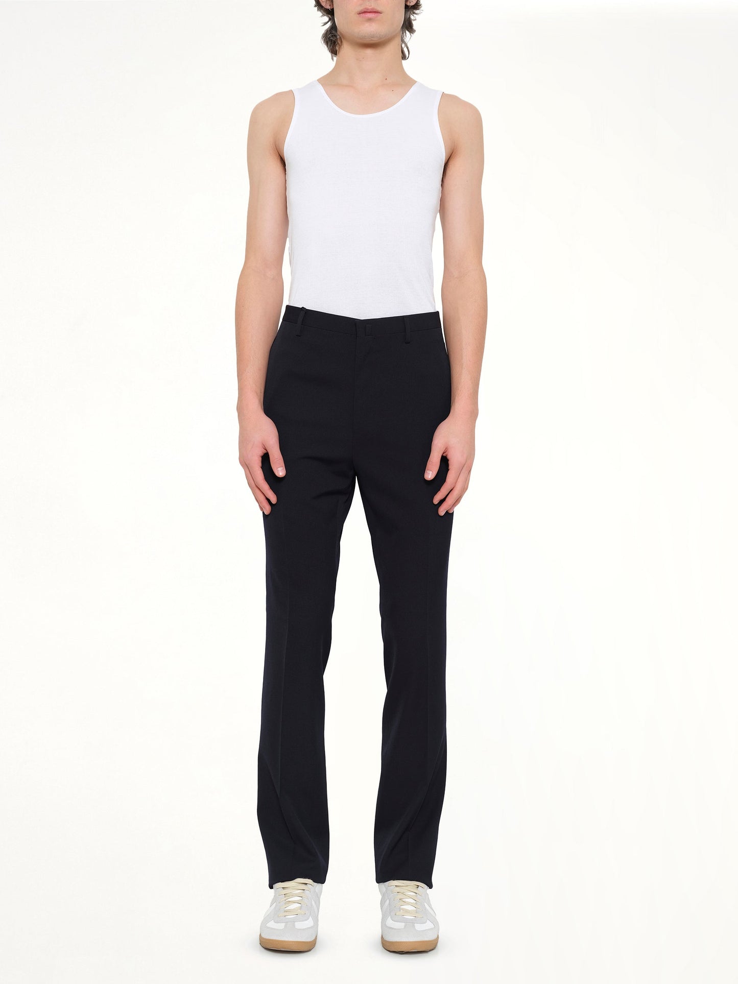 LANVIN Pants W/Ribbon Pocket (Navy)