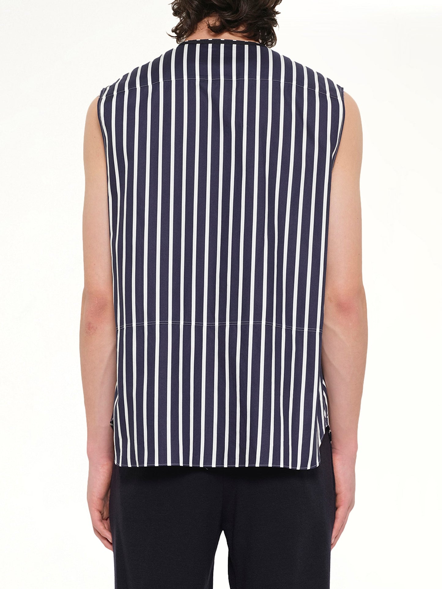 LANVIN Ribbon V Neck (Navy)