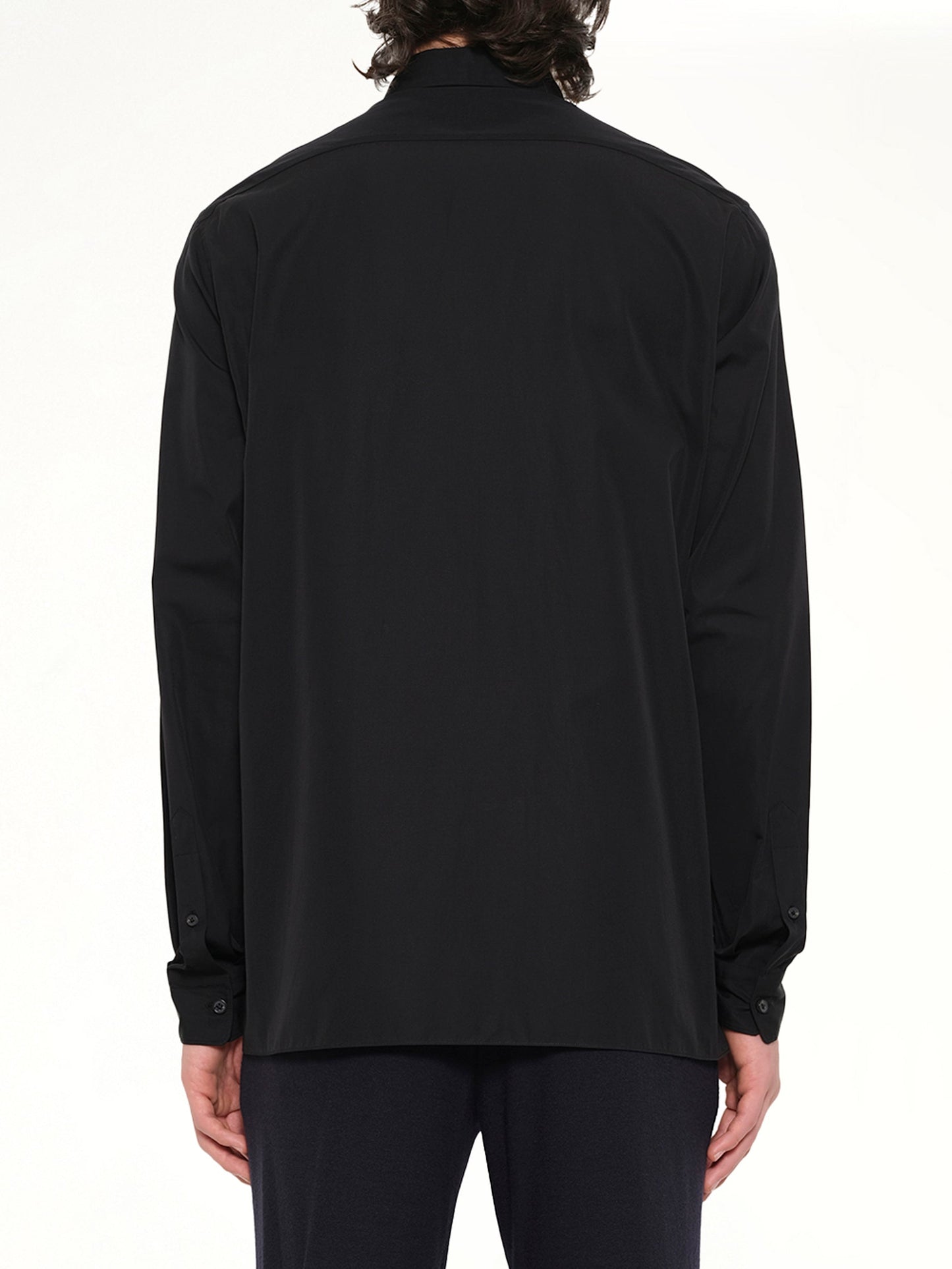 LANVIN Shirt Small Collar (Black)