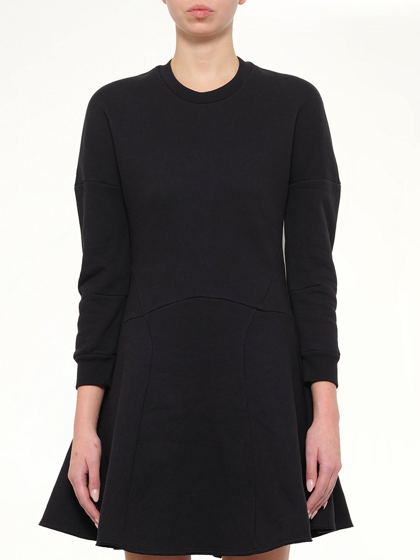 Image of Dresses. Product name - Abito Dress in Black colour by brand - ALEXANDER MCQUEEN