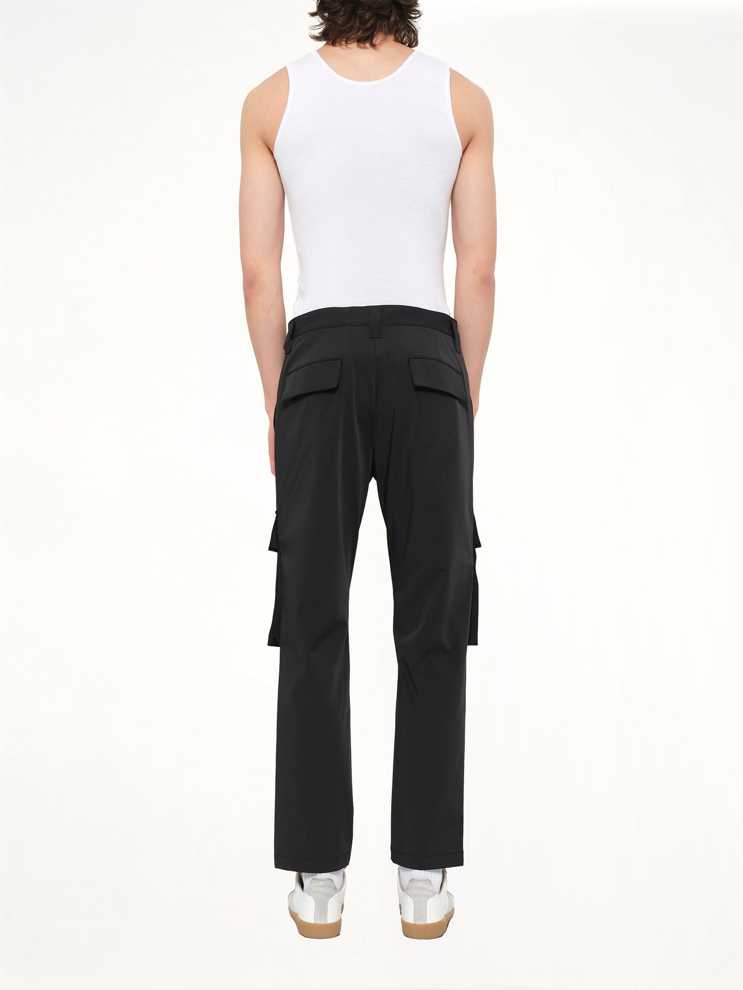 WOOYOUNGMI Casual Cargo Pants (Black)