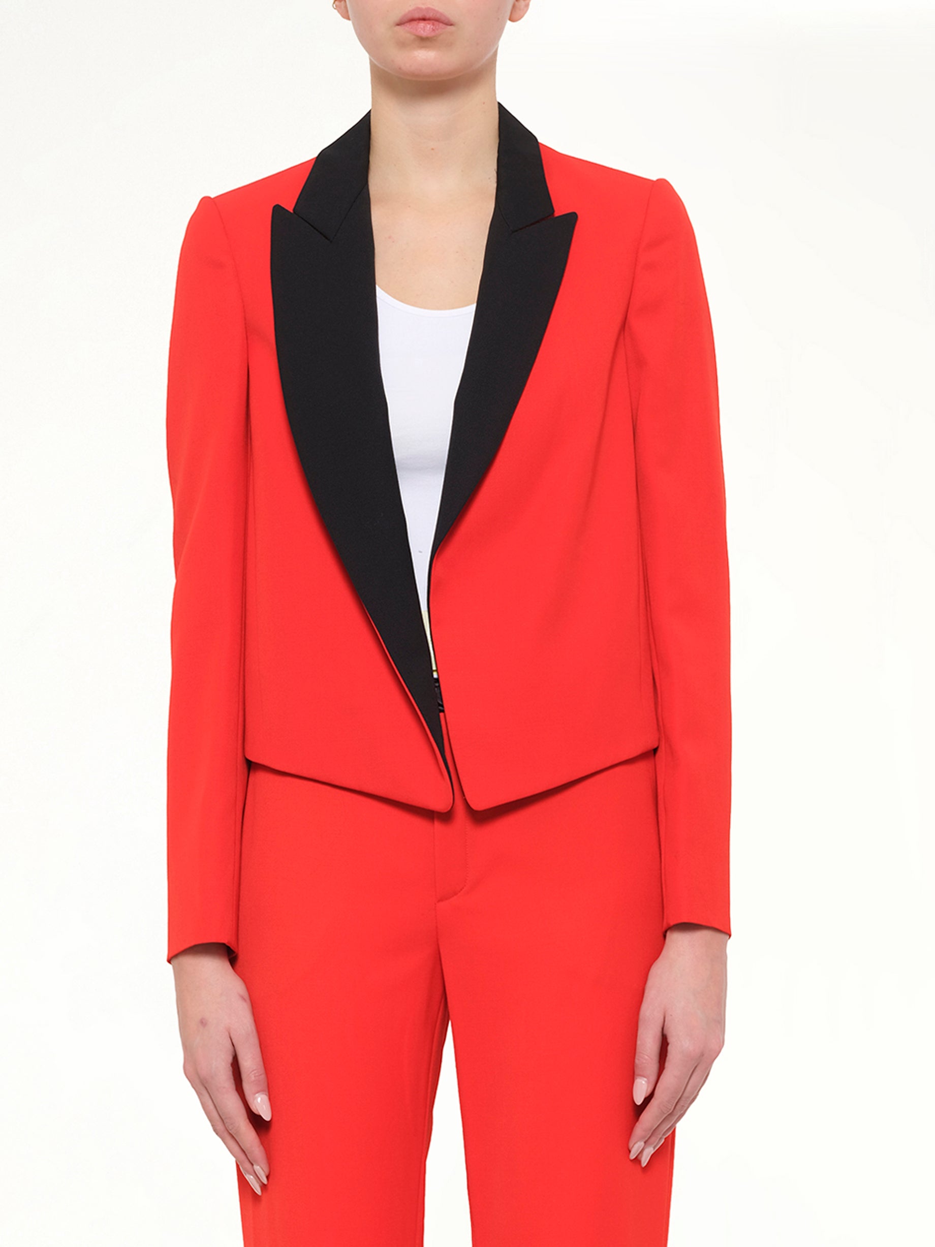 Image of Coats & Jackets. Product name - Jacket in Geranium colour by brand - LANVIN