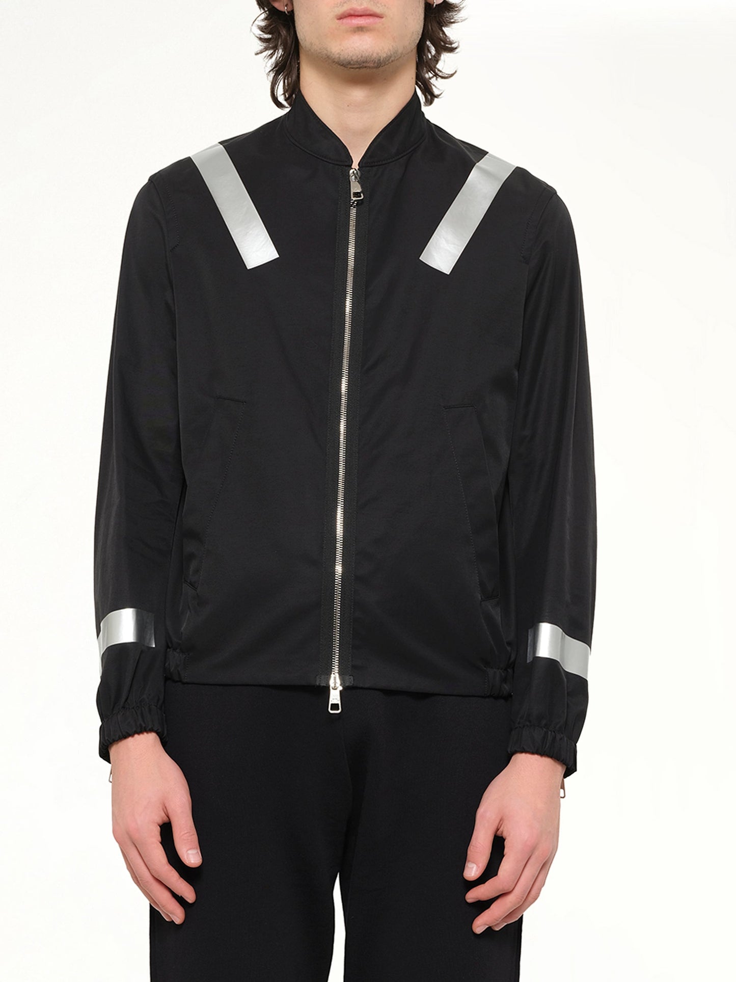 Image of Coats & Jackets. Product name - Neil Barrett Jacket in Black colour by brand - NEIL BARRETT