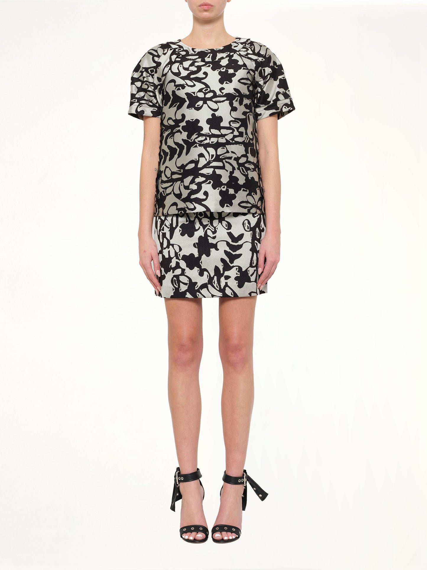 LANVIN Print Top (Black)
