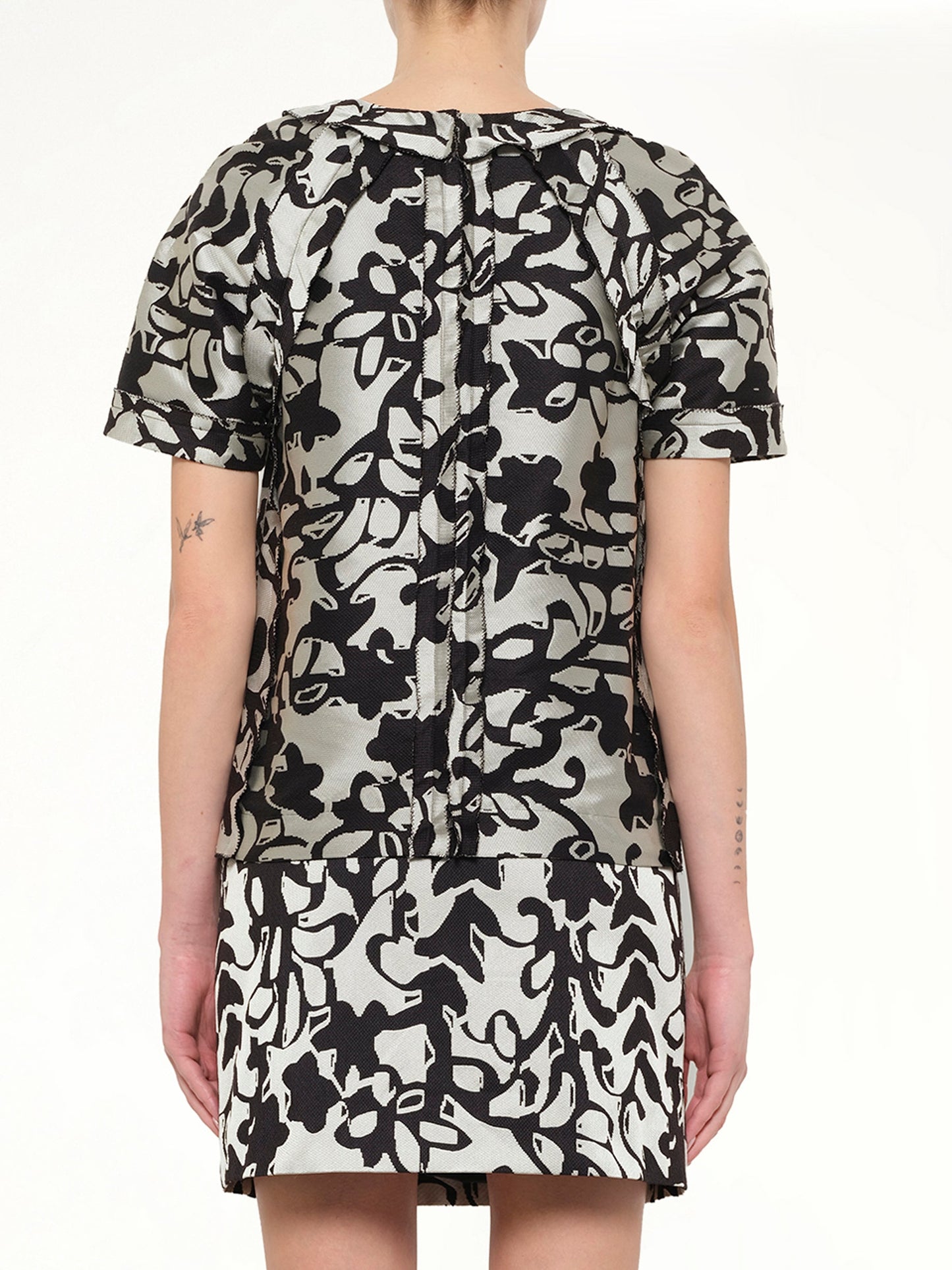LANVIN Print Top (Black)