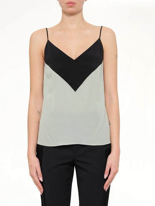 Image of Shirts. Product name - Silk Top in Green colour by brand - LANVIN