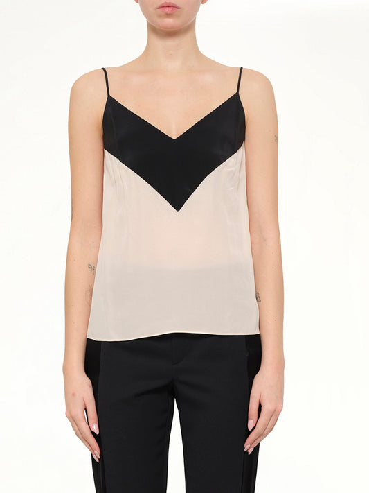 Image of Shirts. Product name - Silk Top in Powder colour by brand - LANVIN