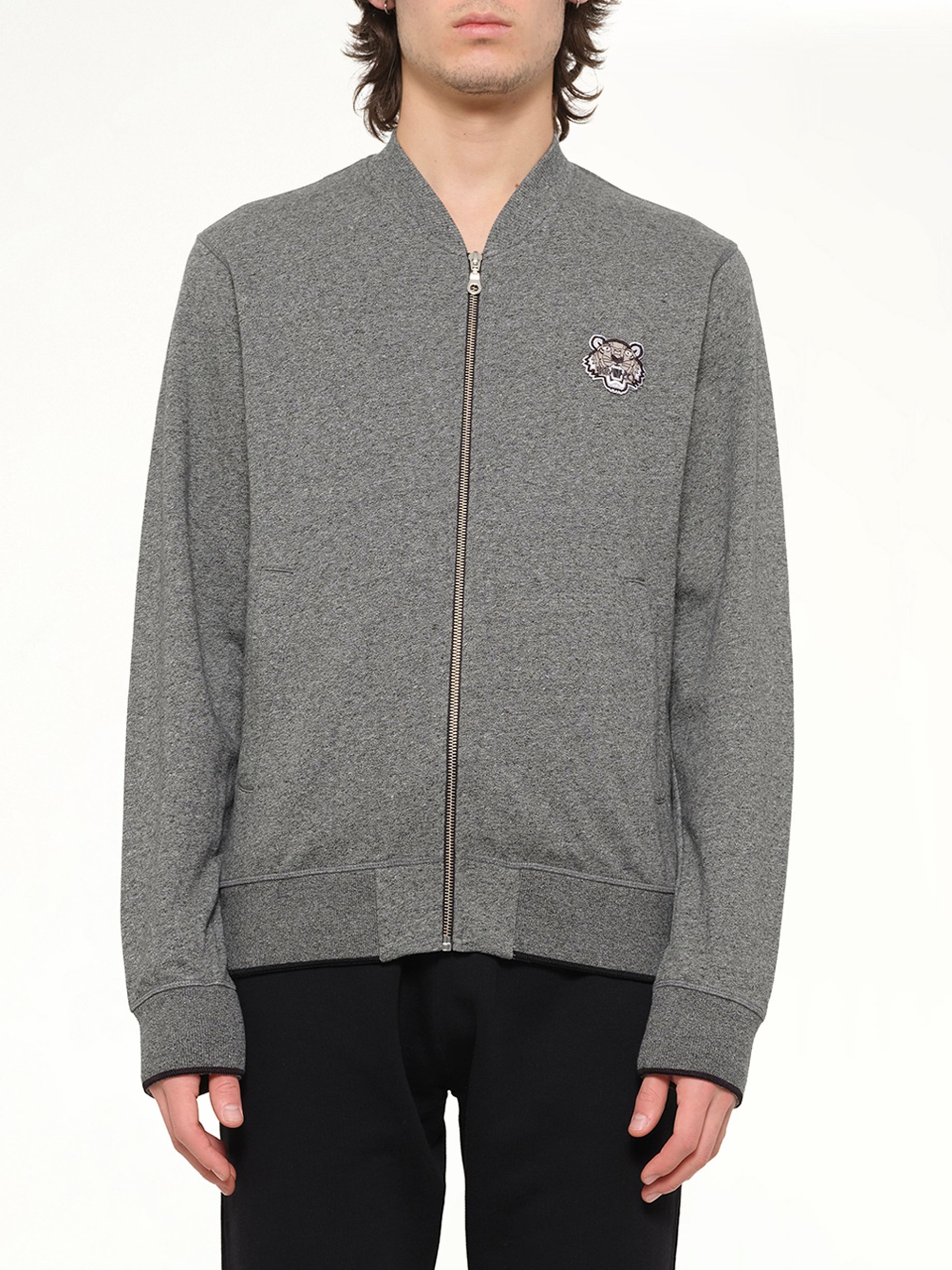 Image of Coats & Jackets. Product name - Tiger Bomber in Anthracite colour by brand - KENZO