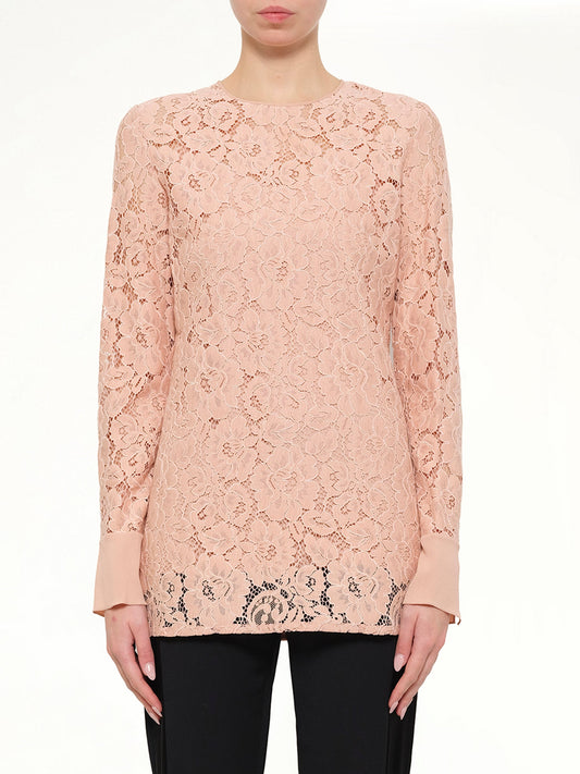 Image of Shirts. Product name - Top in Blush colour by brand - LANVIN