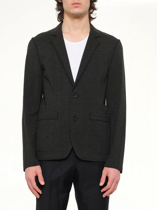 Image of Coats & Jackets. Product name - Wooyoungmi Jacket Sj01 901N in Navy colour by brand - WOOYOUNGMI