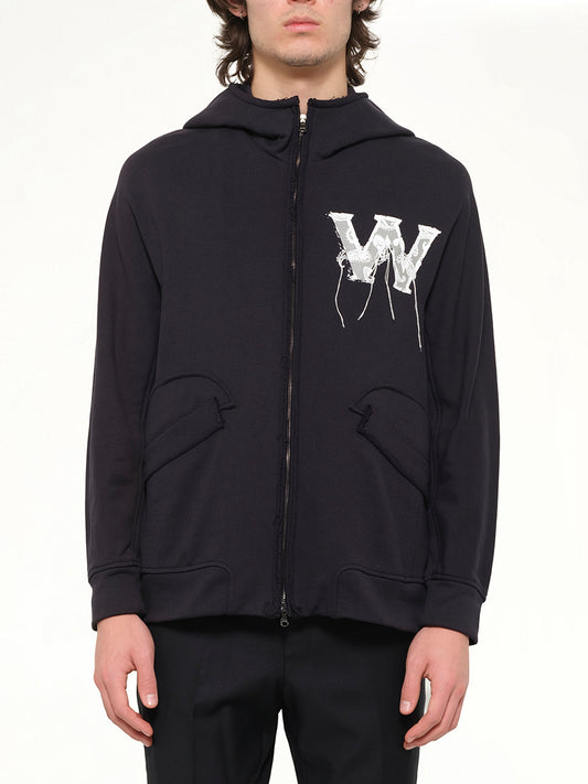 Image of Coats & Jackets. Product name - Wooyoungmi Track Jacket in Navy colour by brand - WOOYOUNGMI