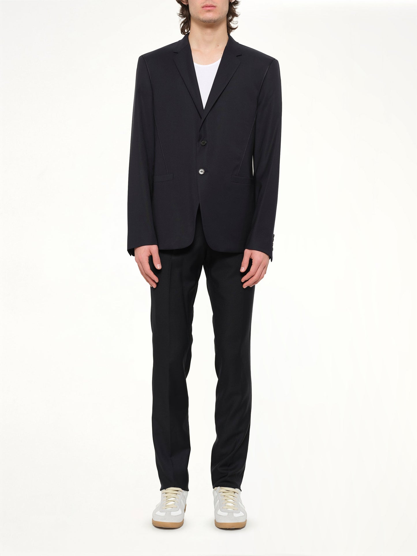 WOOYOUNGMI Woven Jacket (Navy)