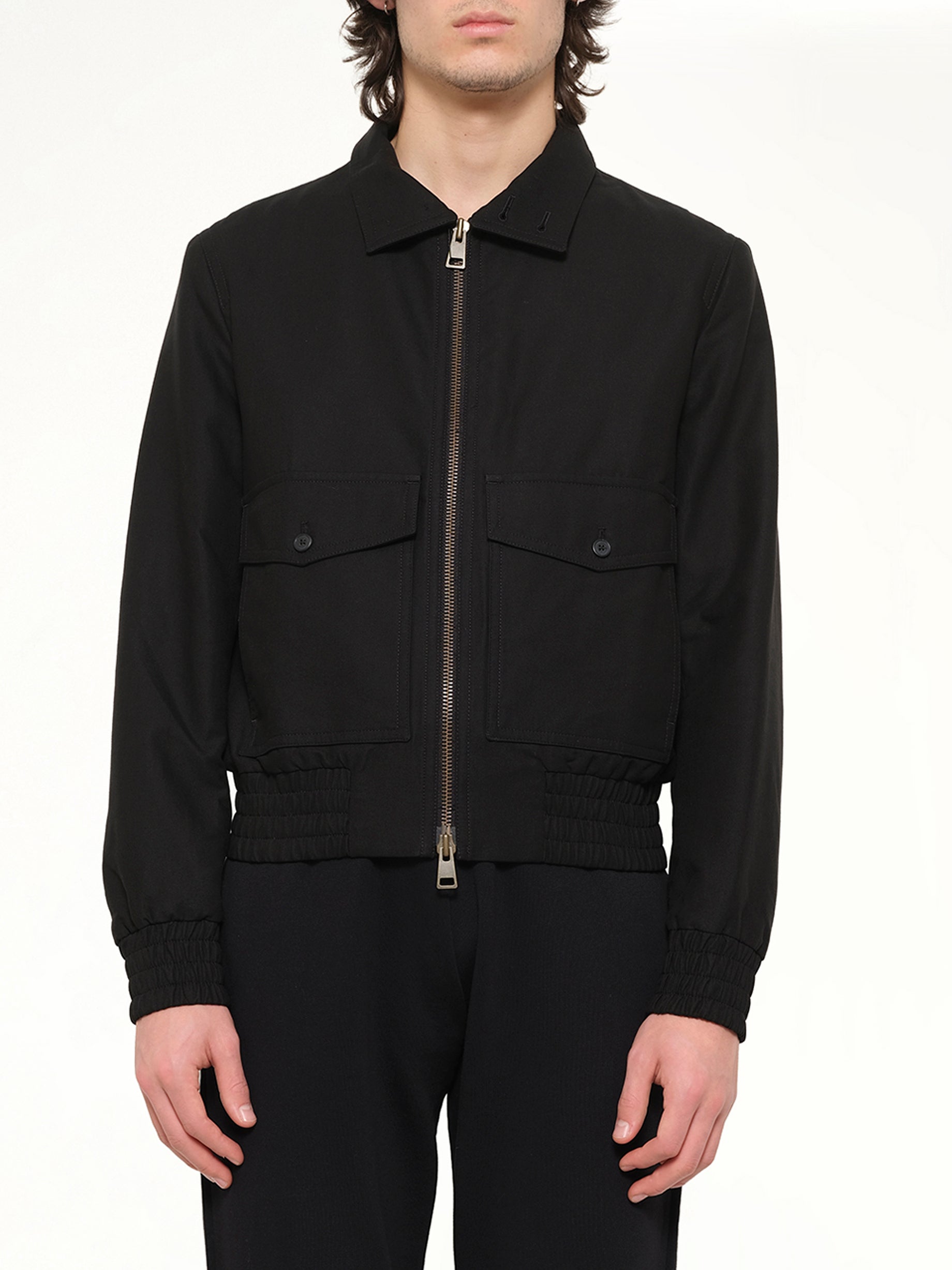 Image of Coats & Jackets. Product name - Zipped Jacket in 1 colour by brand - AMI PARIS