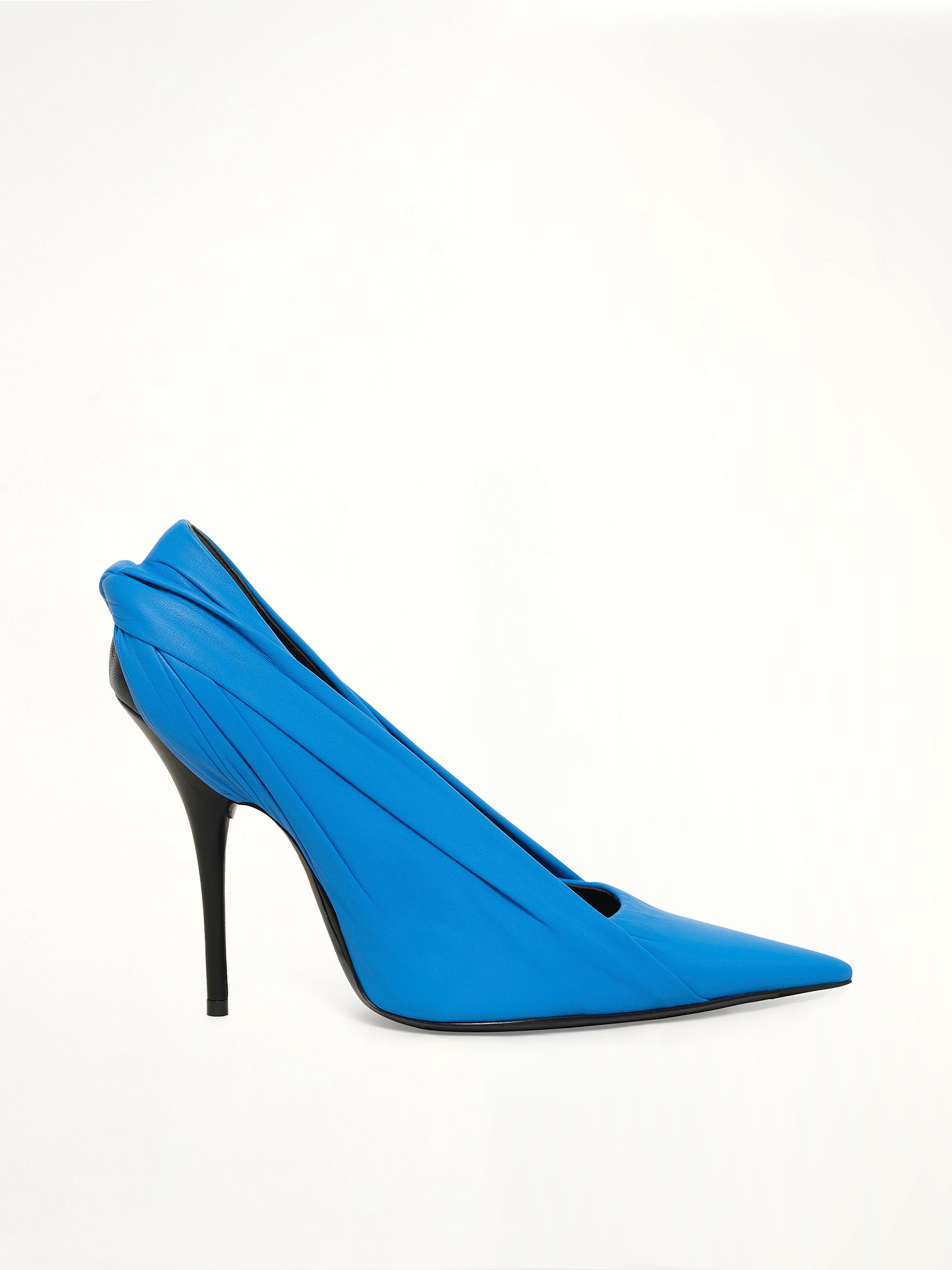 Image of Shoes. Product name - Blue Heel Shoes in Sky colour by brand - BALENCIAGA
